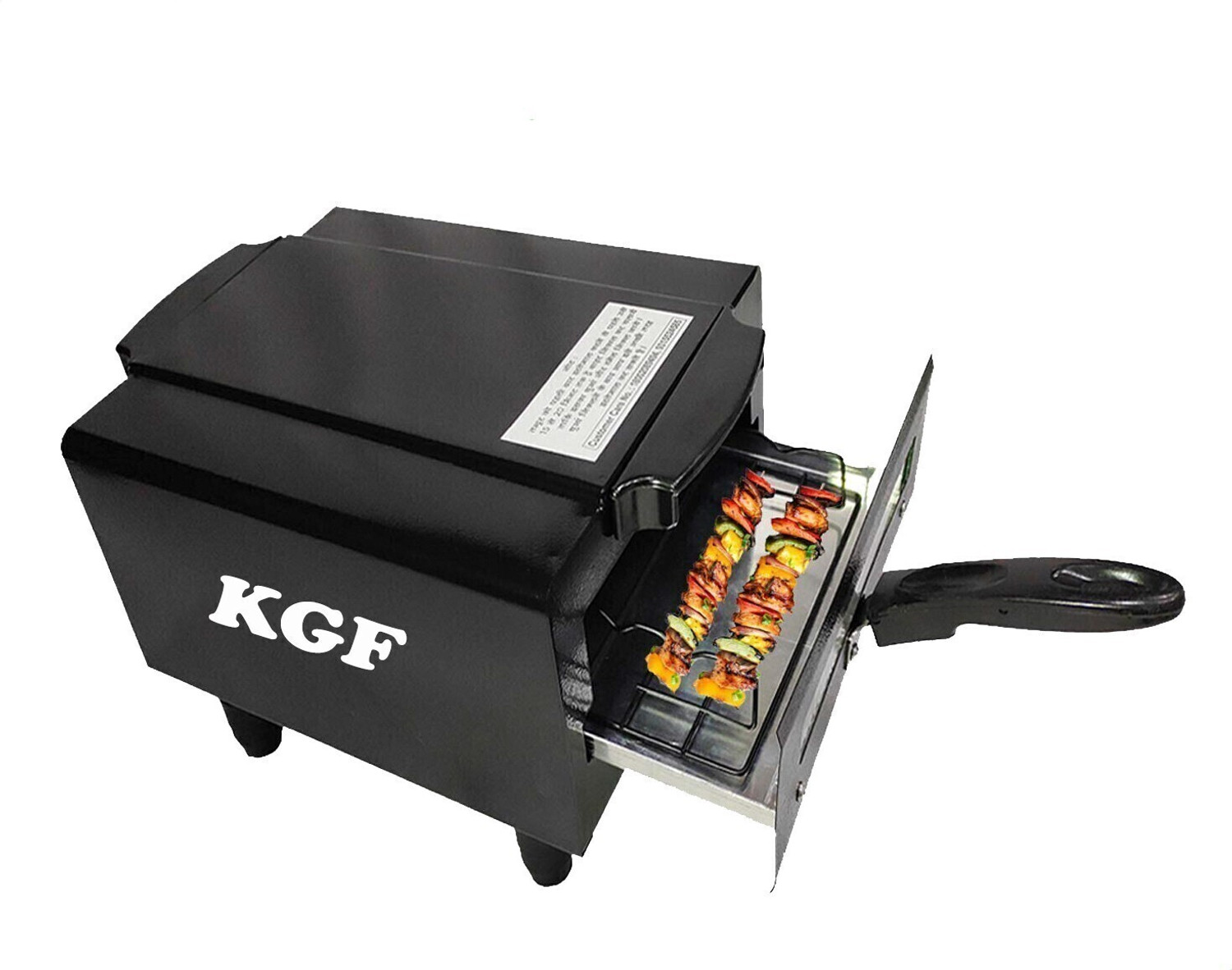 Image of KGF 10-Inch Smart Combo Grill Pizza Maker | Shockproof Oil-Free Cooking for Home Electric Tandoor