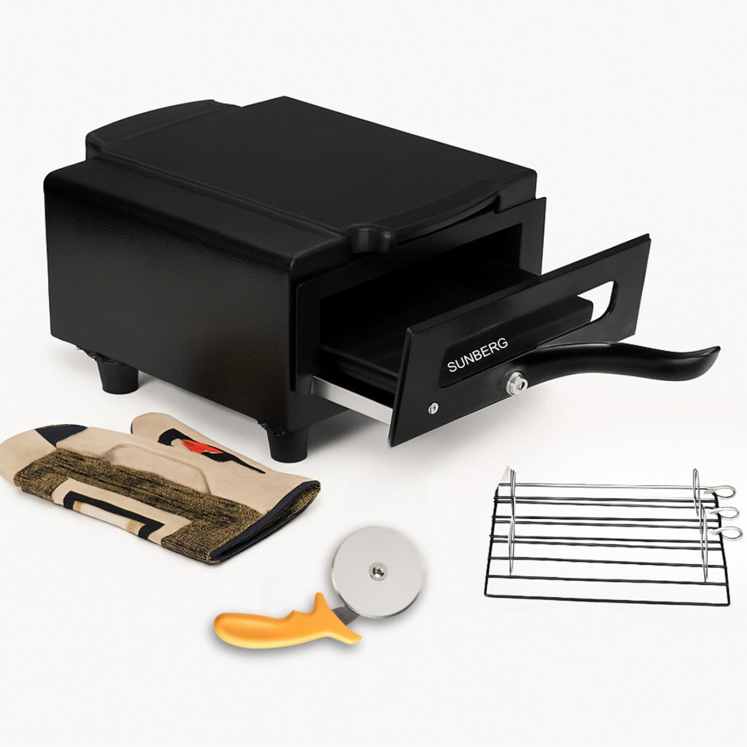 Image of SUNBERG All-in-One Roaster, Griller & Baker for Versatile & Easy Cooking in Home Kitchen Electric Tandoor