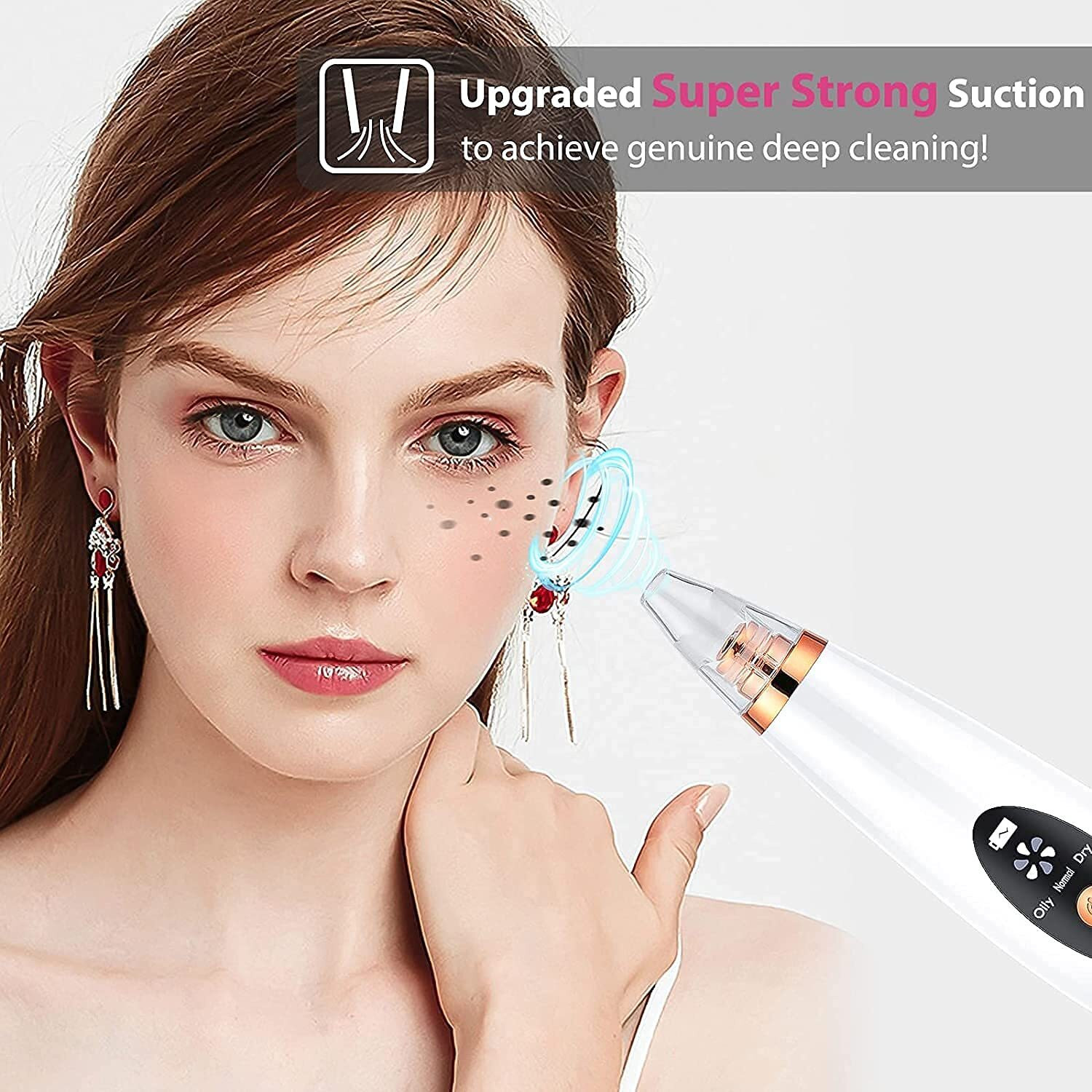 Image of nityanature Plastic Blackhead Remover Vacuum Suction Device