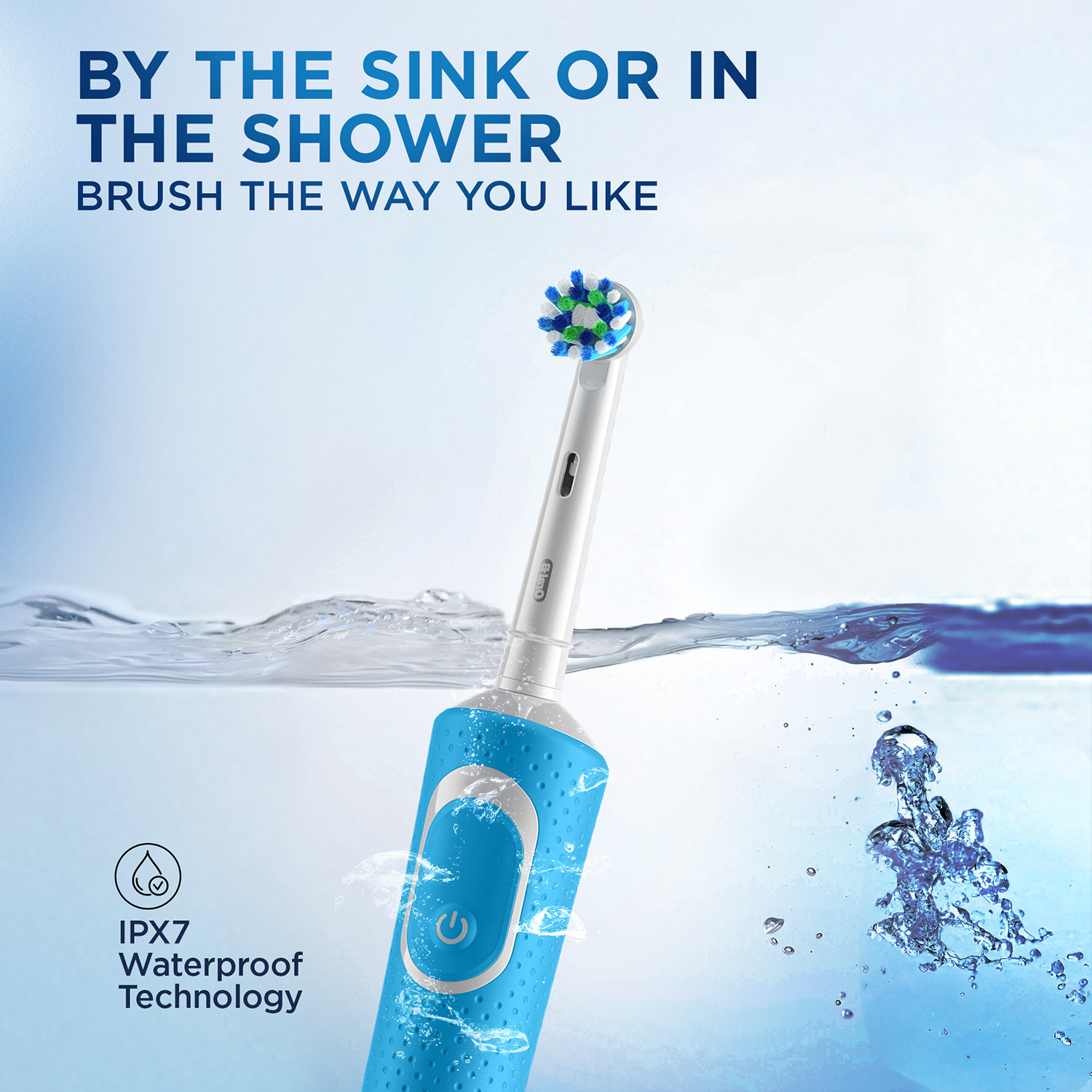 Image of Oral-B Vitality Blue, 2 Brushing Modes, 2 Min Timer,Rechargeable Electric Toothbrush