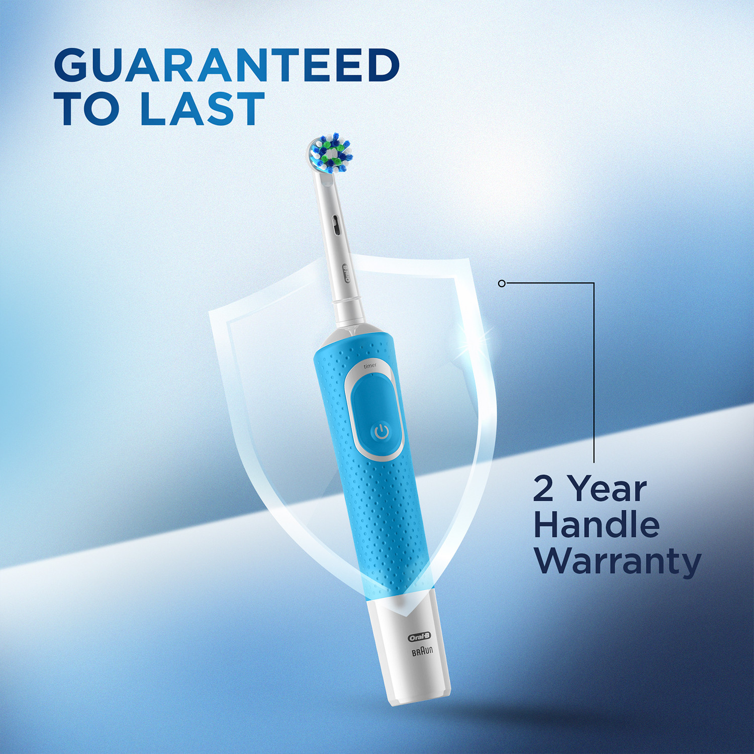 Image of Oral-B Vitality Blue, 2 Brushing Modes, 2 Min Timer,Rechargeable Electric Toothbrush