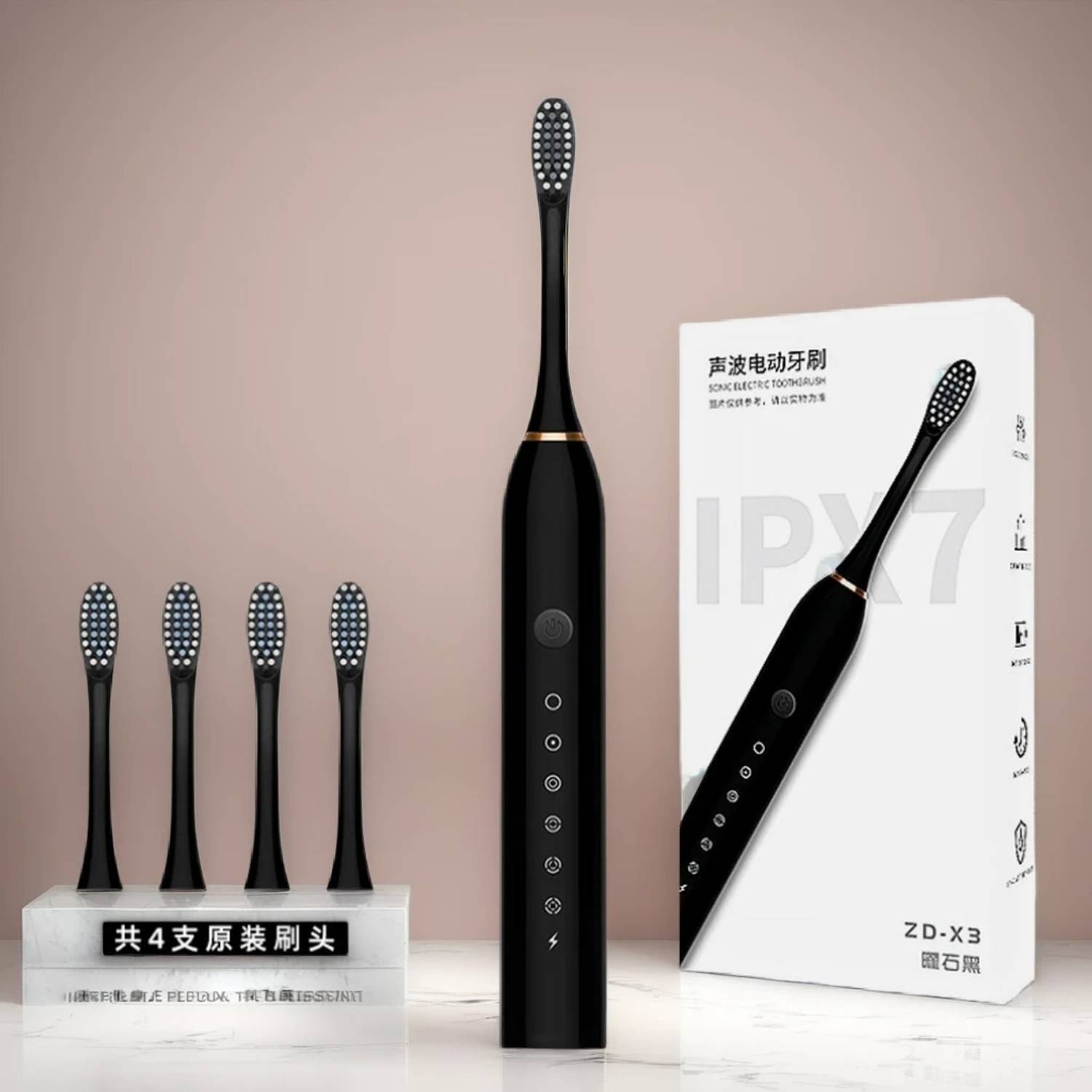 RadiantWave GlowBrush UltraFlex Electric Toothbrush