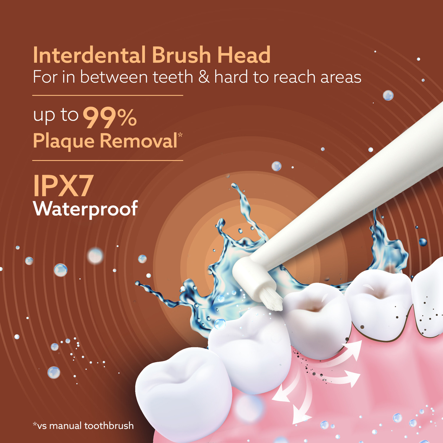 Image of AGARO COSMIC PLUS, Cosmic Max MAX Sonic Electric Toothbrush