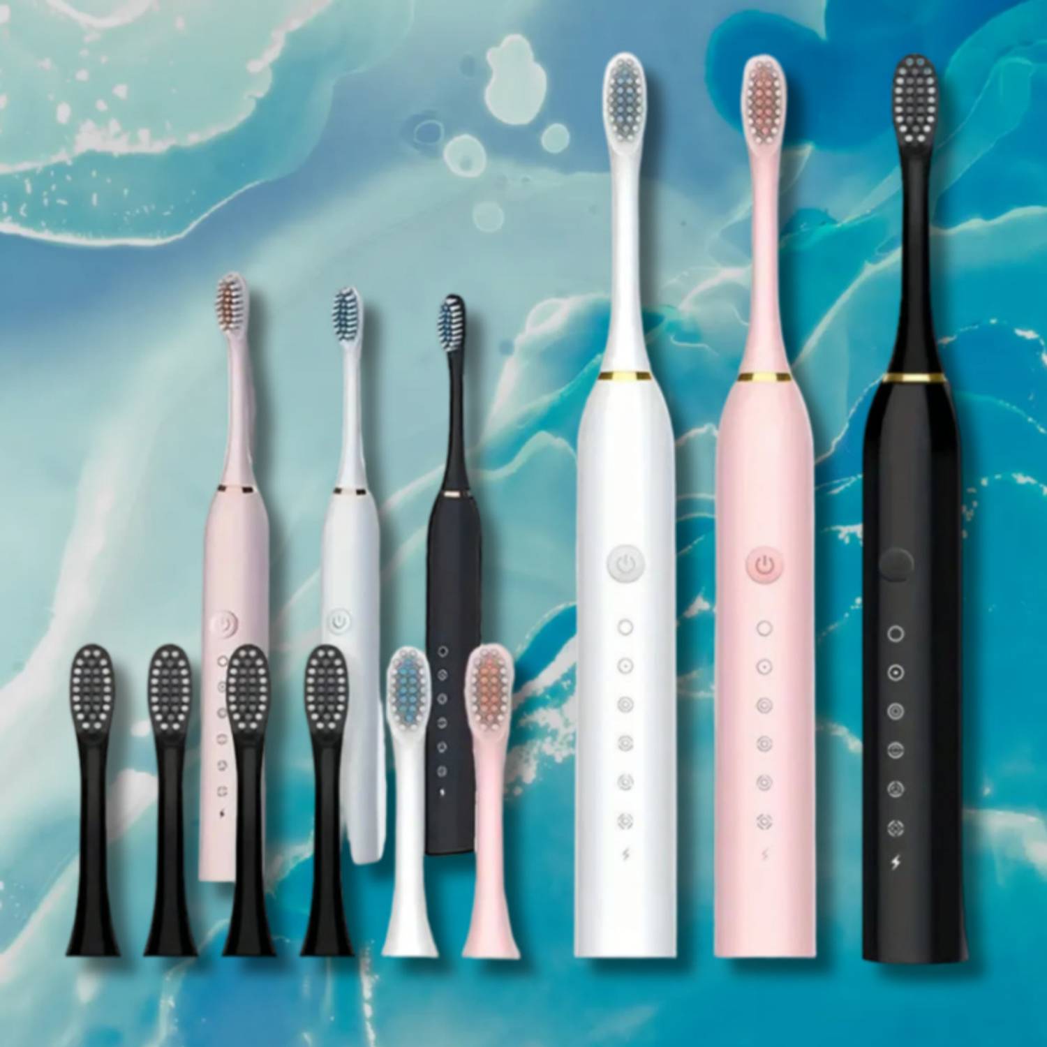CeramiQ Sonic Electric Toothbrush for Adults - Deep Clean Technology Electric Toothbrush