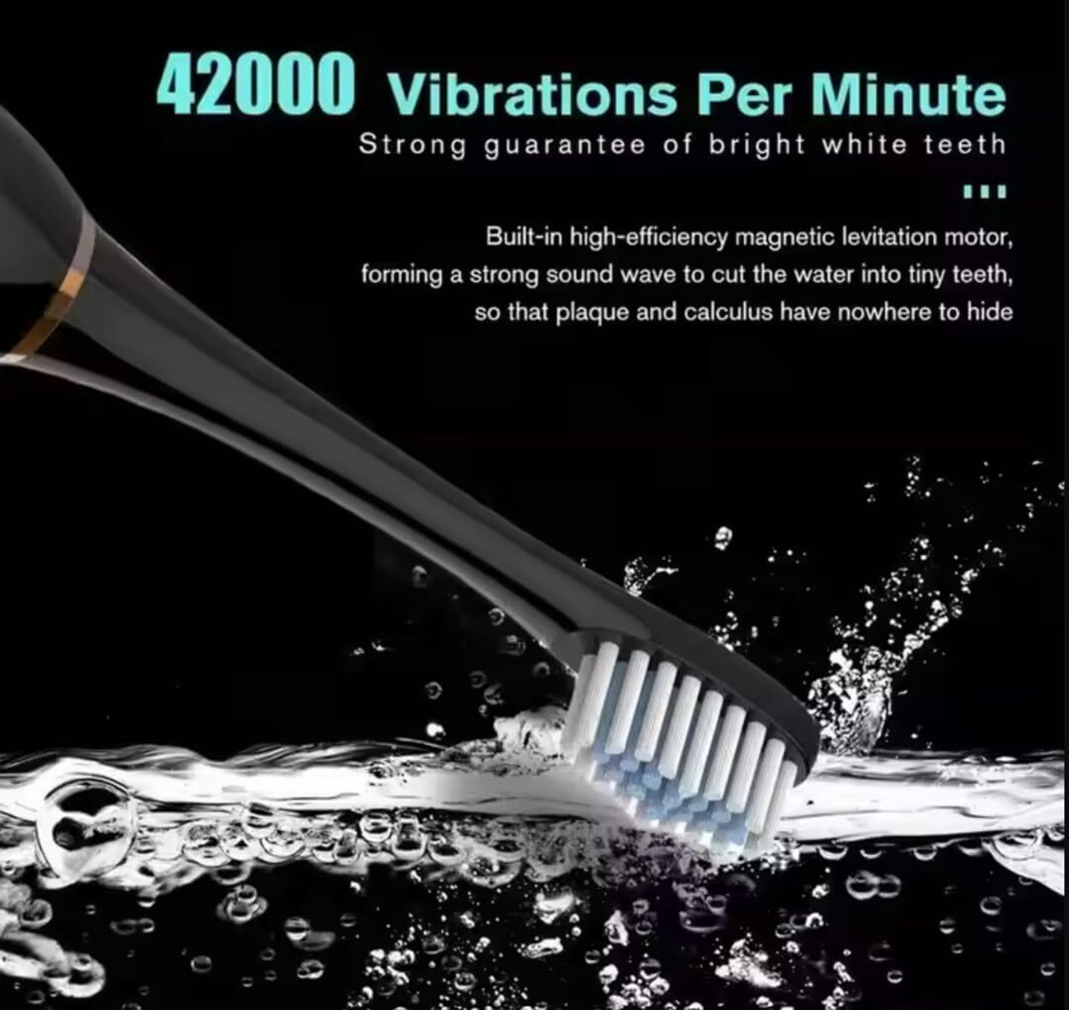 Image of TREYONA USB Rechargeable Ultrasonic with 3 Brush hand Adults -Kids Electric Toothbrush Electric Toothbrush