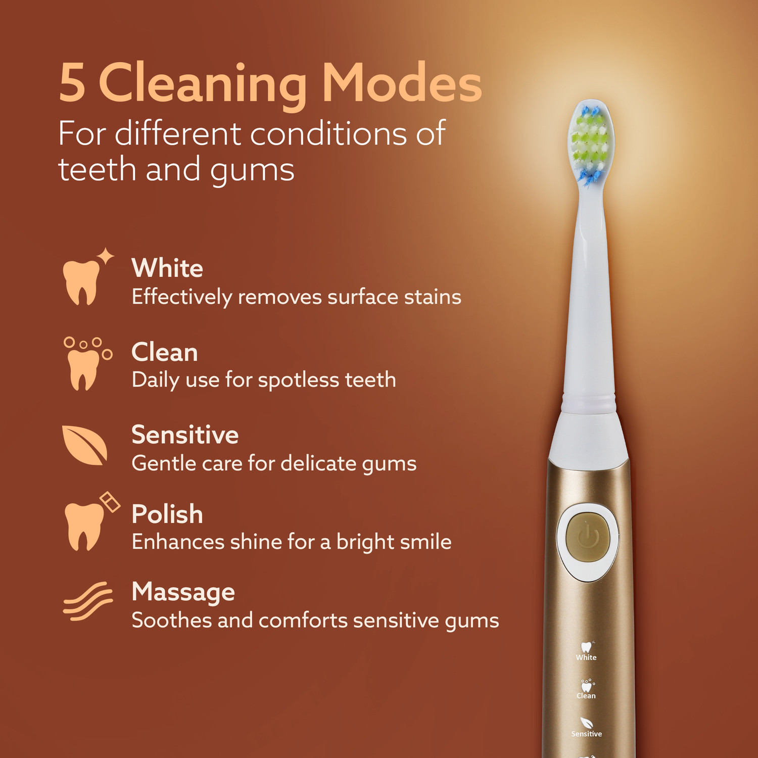 Image of AGARO COSMIC PLUS, Cosmic Max MAX Sonic Electric Toothbrush