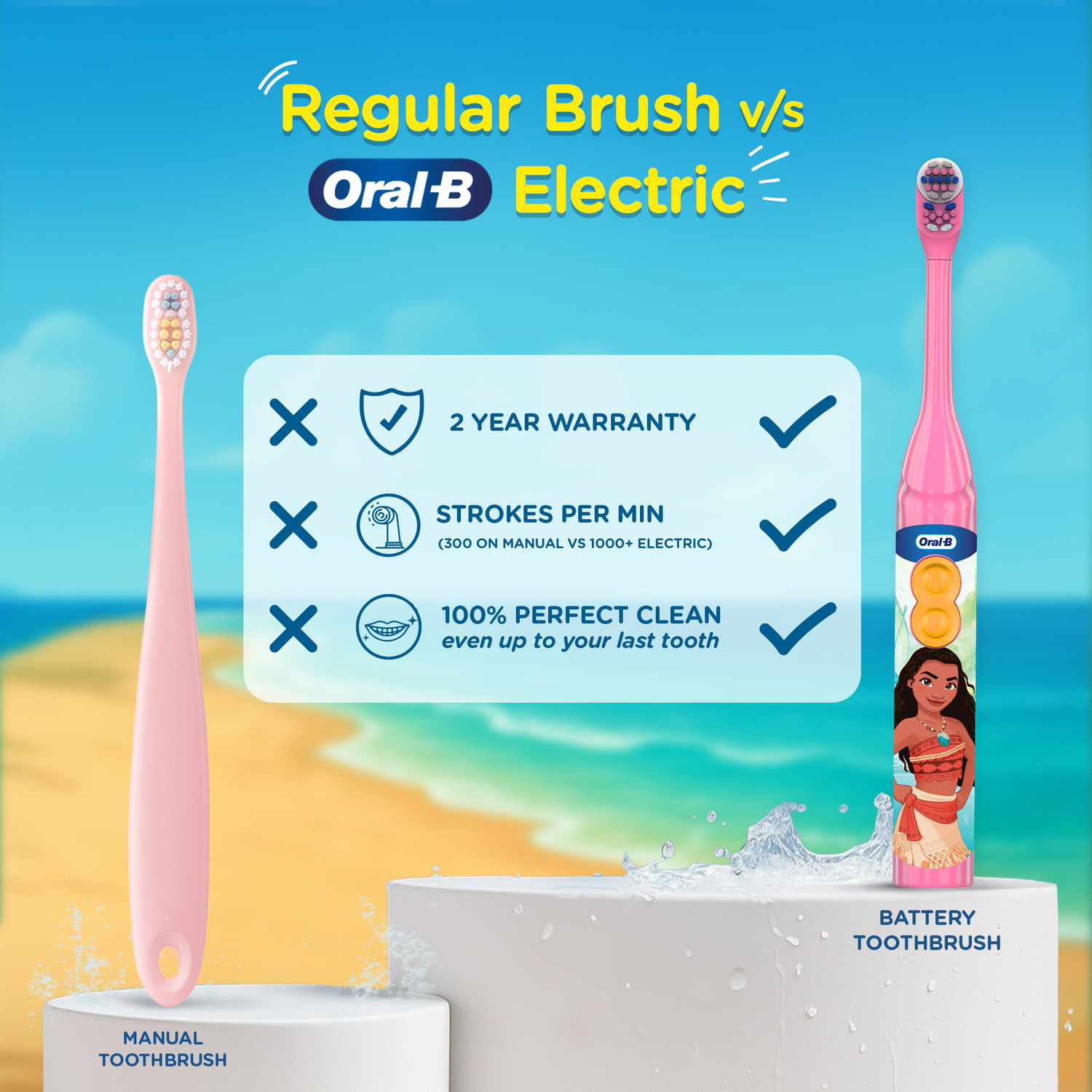 Image of Oral-B Moana Electric Toothbrush