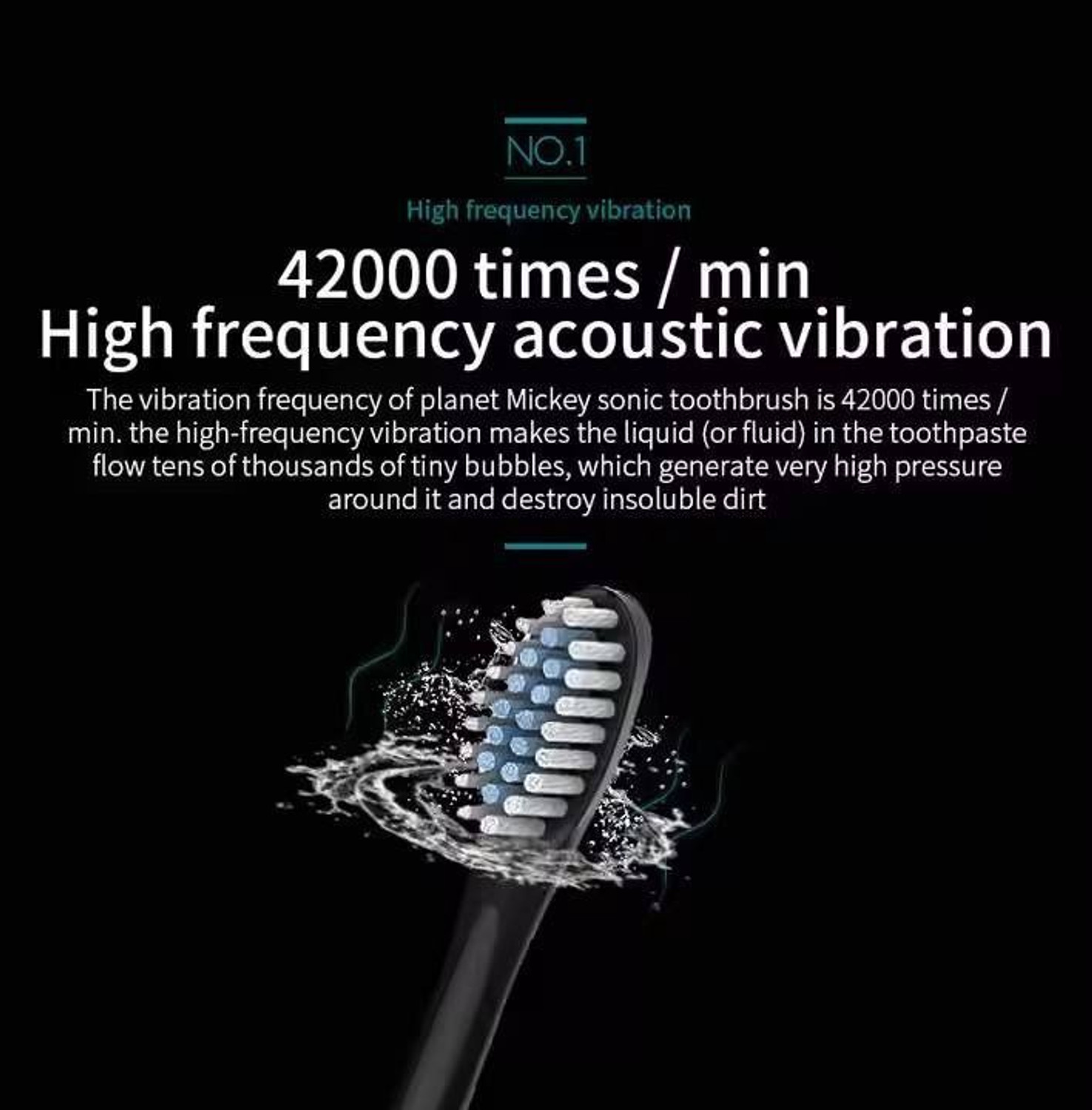 Image of RadiantWave FreshMint Pulse 360 Electric Toothbrush