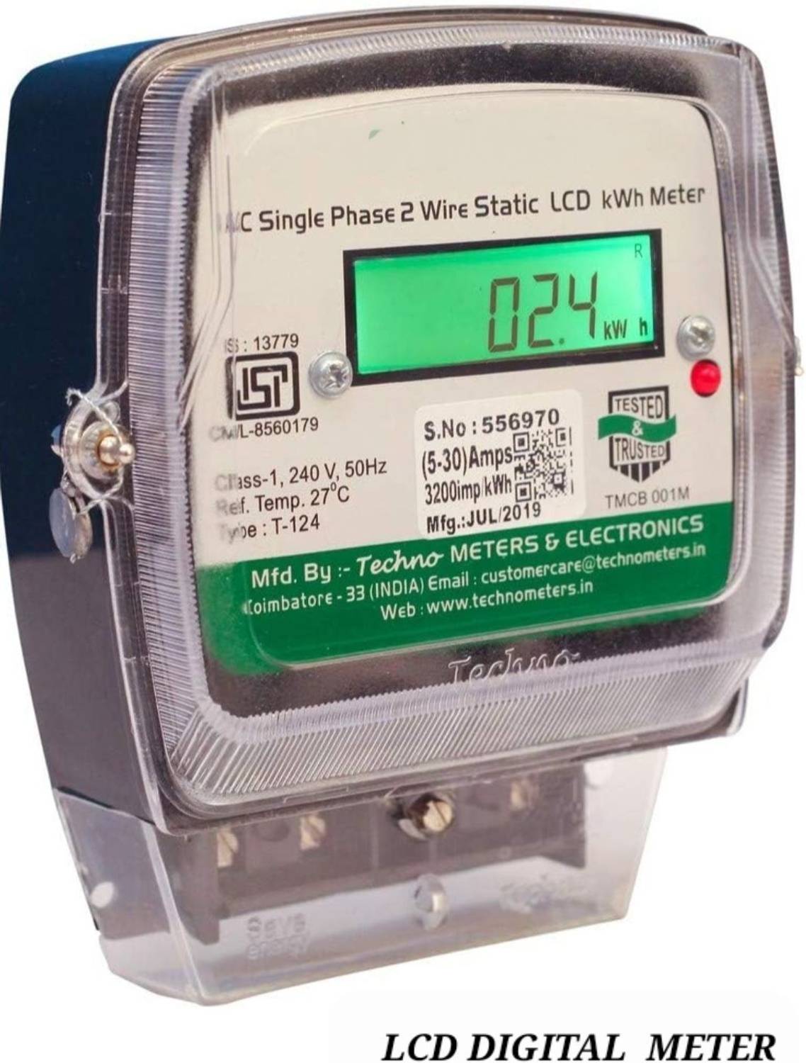 BAHUL Digital sub meter ISI MARK for accurate reading. B146 Electrical Fuse