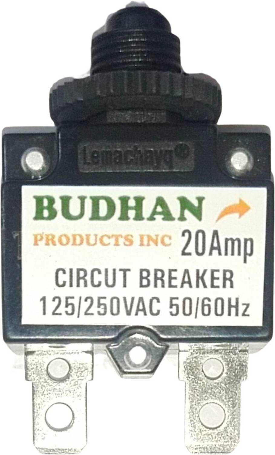 20A Overload Protector RuiLing 20A Thermal Circuit Breaker - Mini Push  Reset Overload Protector Switch 125/250VAC 125/250VAC Circuit Breaker 1Pcs 92 Series 20A Circuit Breaker Overload Switch Over Current Pr