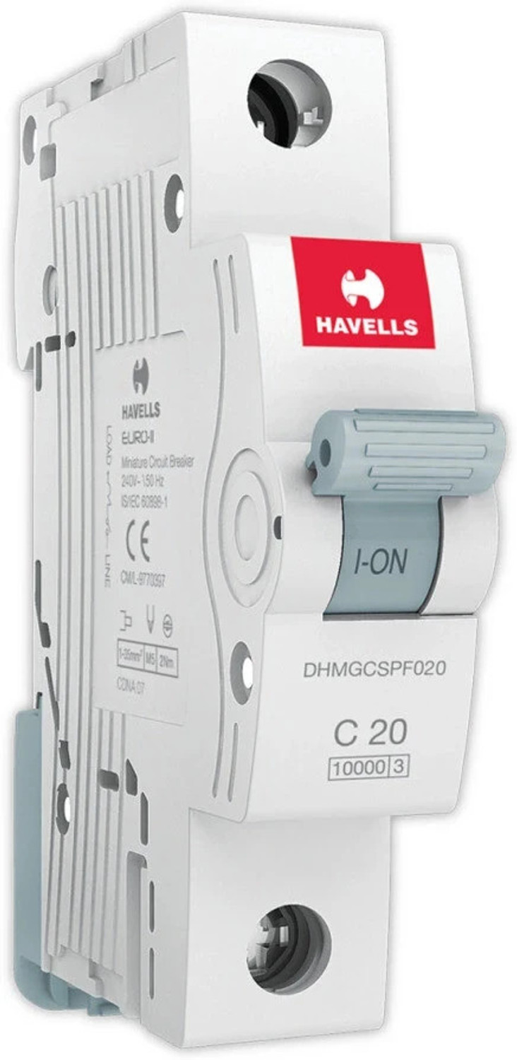 Image of HAVELLS C20 SINGLE POLE DHMZCSPF020 MCB