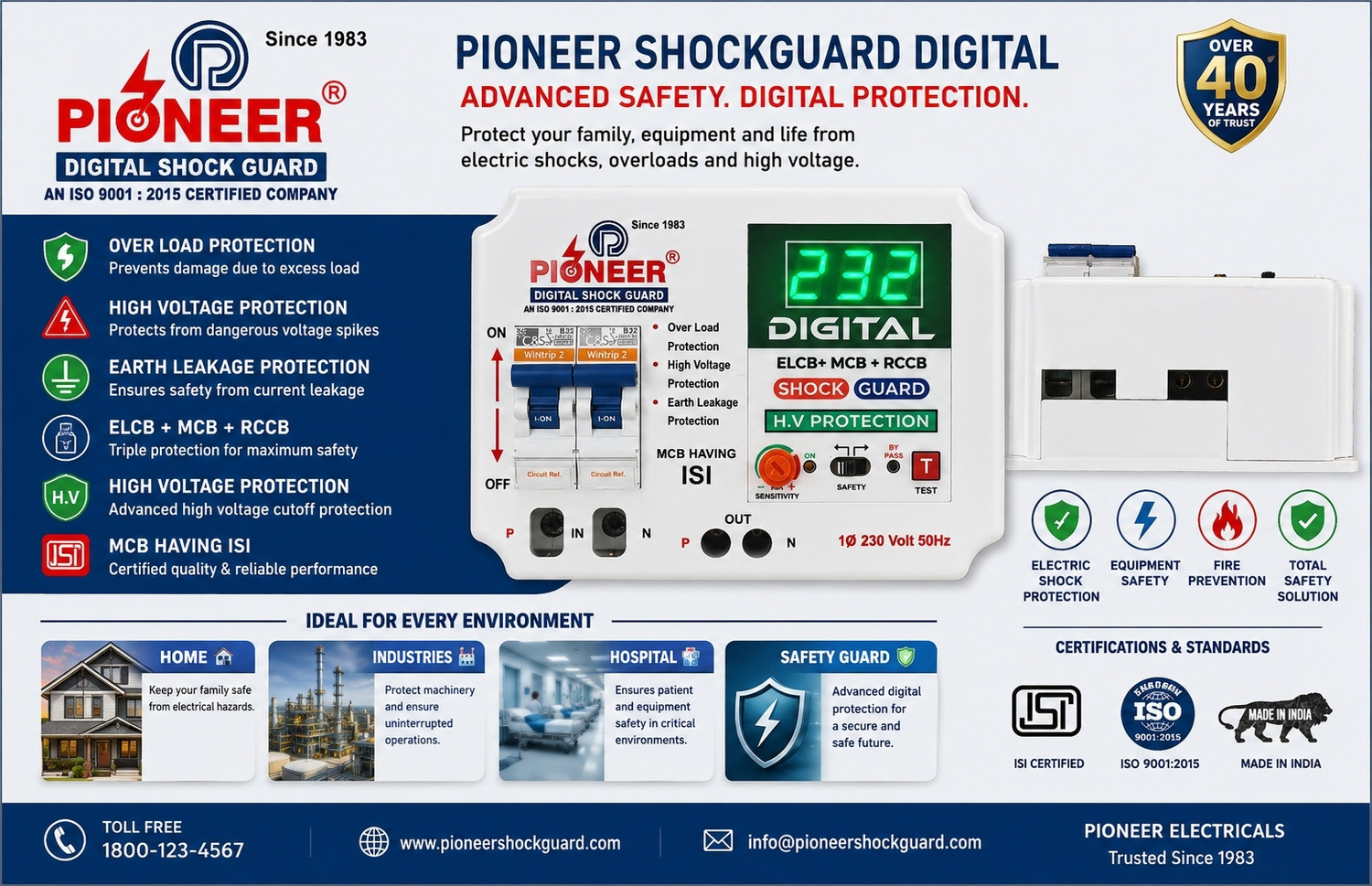 Image of Pioneer Digital Shock Guard 32 Dpsvled Digital 32DigiPIO MCB
