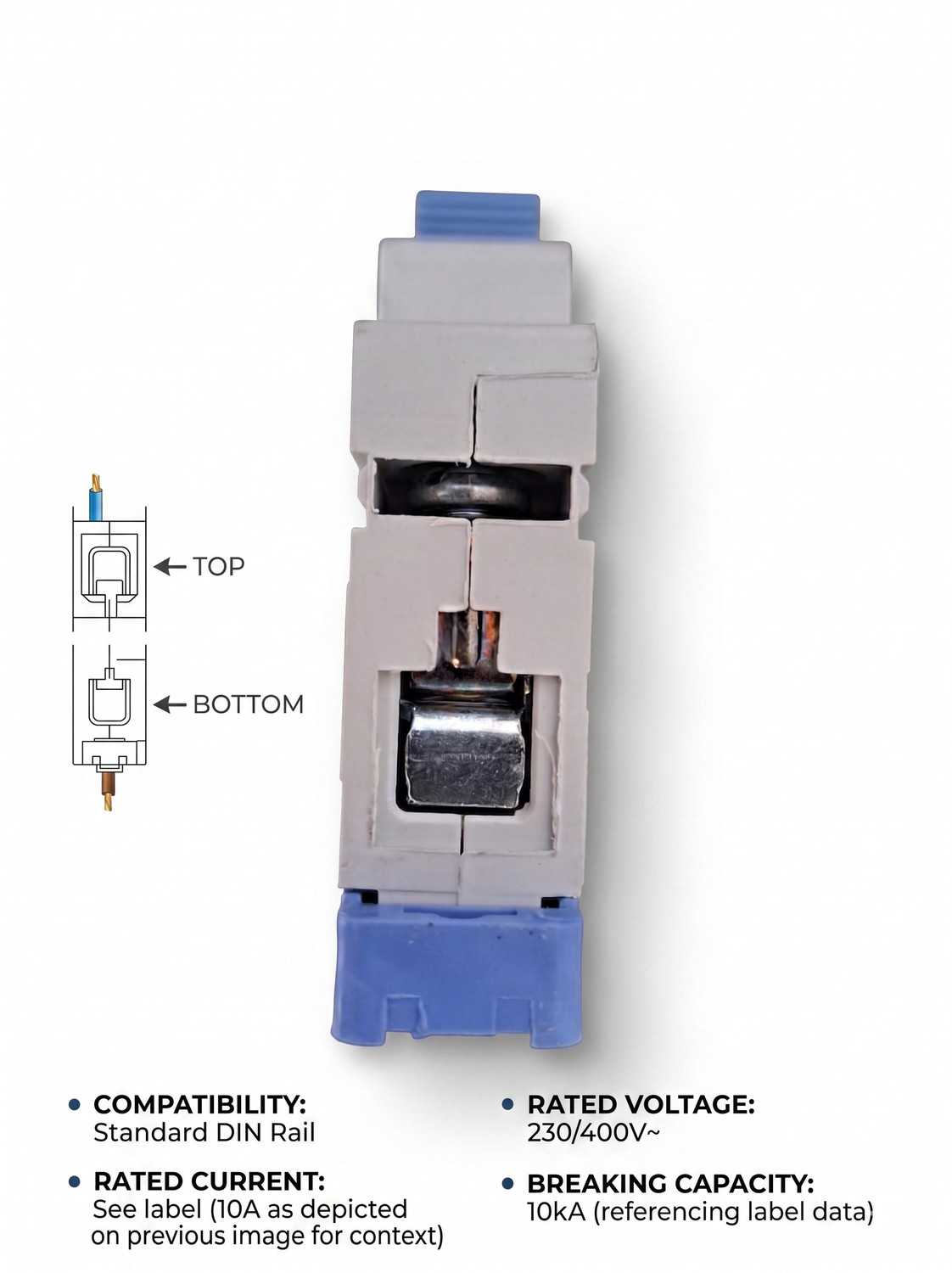 Image of HAVELLS STANDARD 16AMP SP C MCB 10KA 16C16 MCB