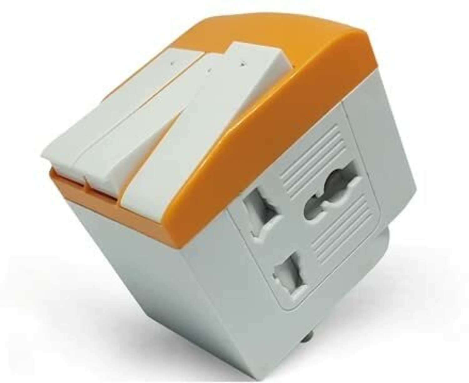 Image of BIYALI 3 Pin 3 Way Universal Multiplug Adaptor with Individual Switch Safety Shutter 10 A Three Pin Socket