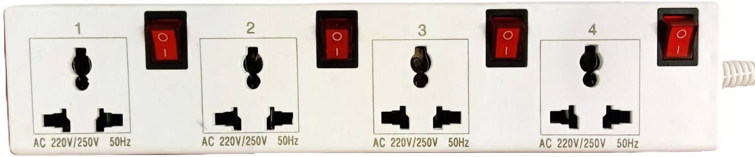 BULLSTORM POWER EXTENTION CORD 10 A Four Pin Socket
