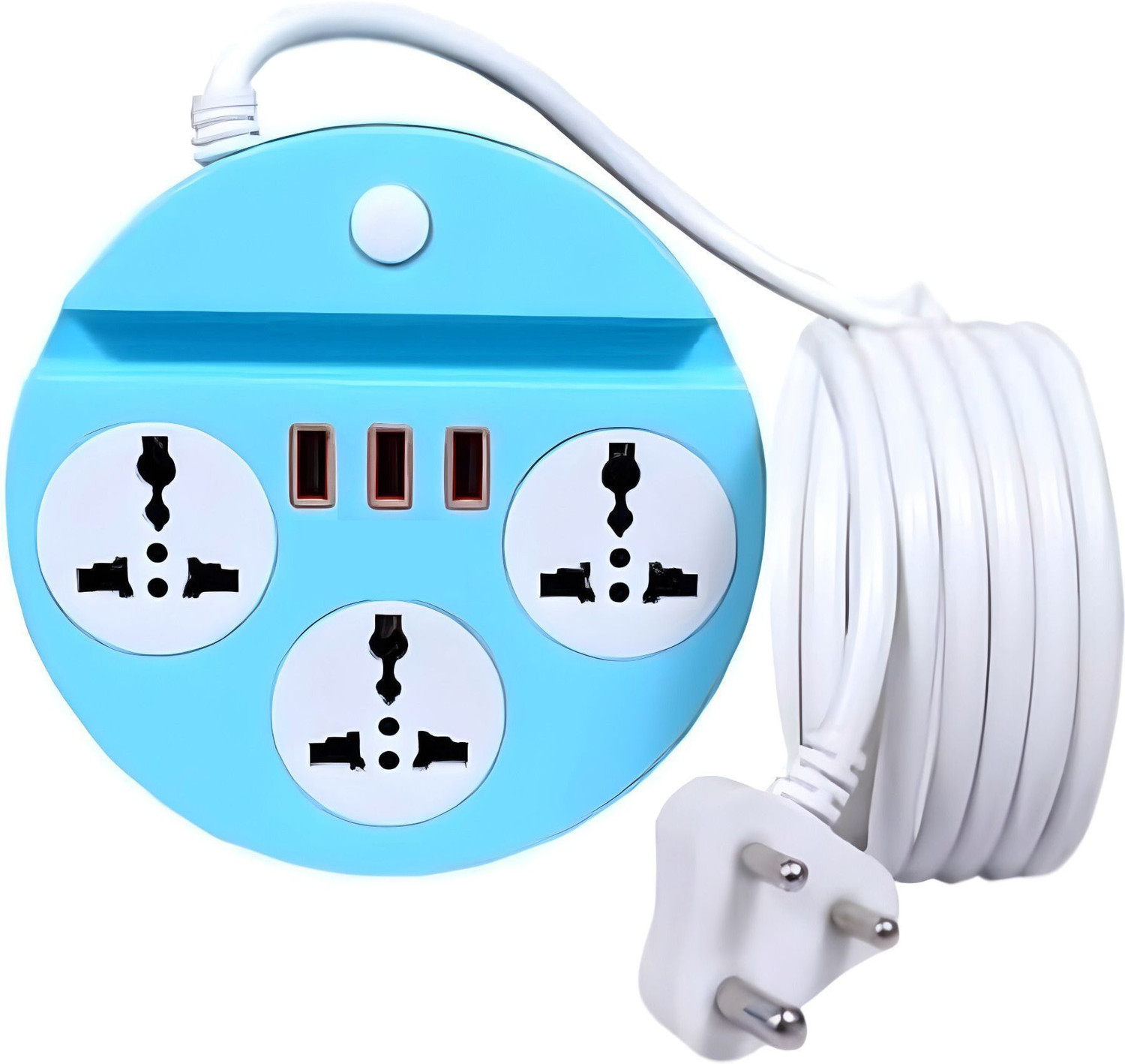 Image of ZIYTRACK Power Extension Cord 2500W Power Converter 3AC Soket 10 A Three Pin Socket
