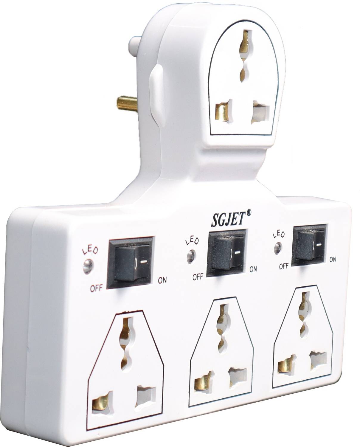 SGJET 4 Socket Multi Plug Extension Board - Image 1