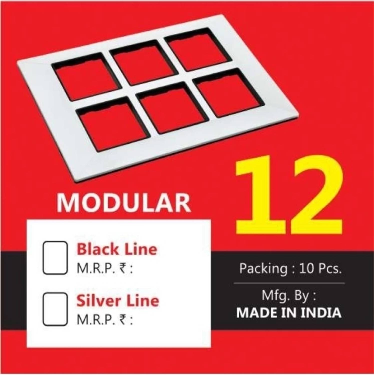 BRYTEX 12 Modular plate 16 A Single Pin Socket