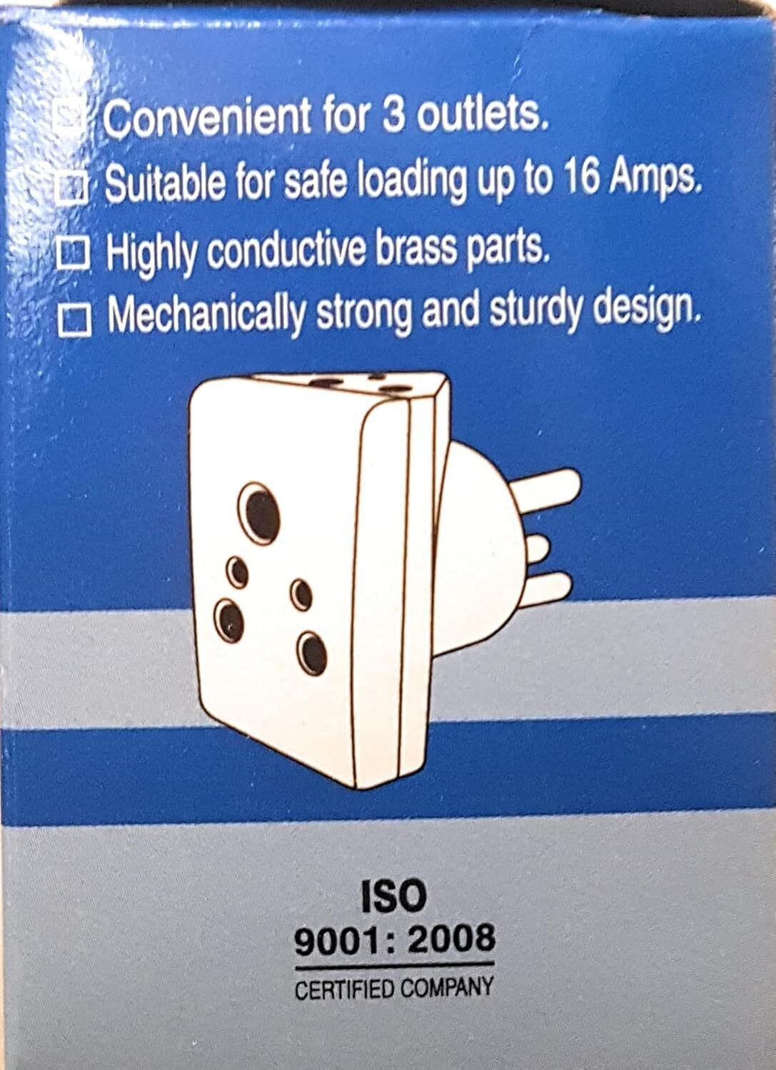 Image of ANCHOR 16A Pilot Multi Plug 3166 16 A Five Pin Socket
