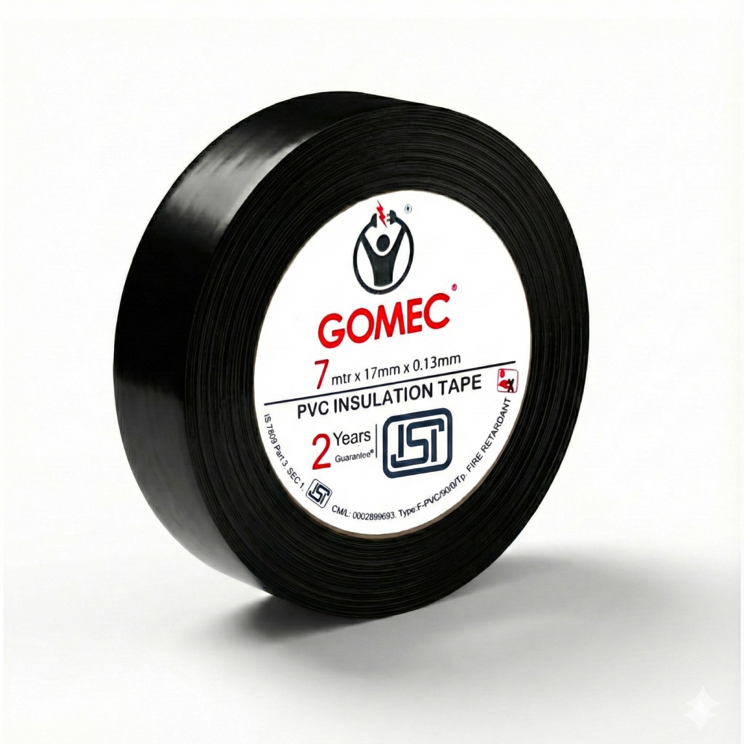 Image of GOMEC PVC Tape Self Adhesive Electrical Insulation Tape | 7mx17mmx0.13mm(pack of 20) Assorted