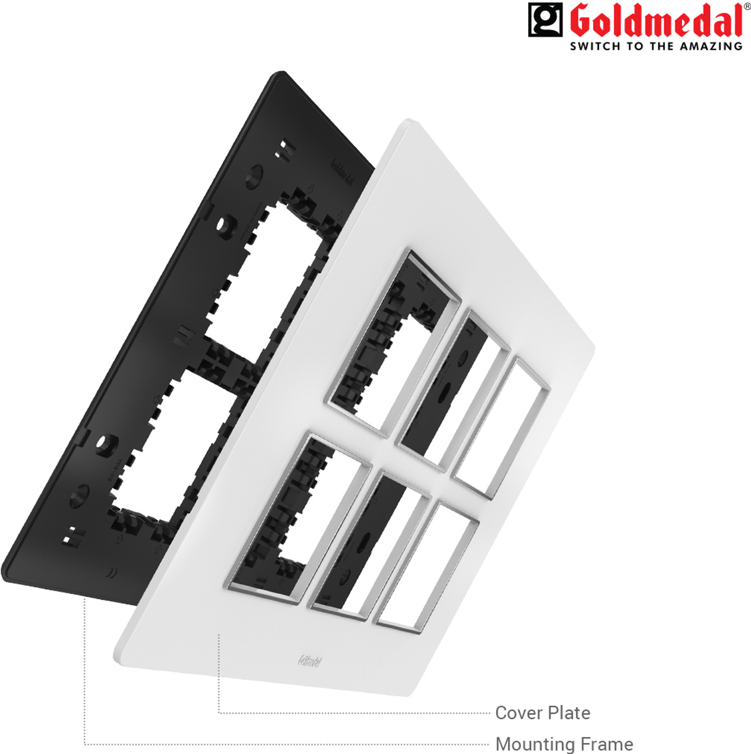 Image of Goldmedal Air A7 12M (H&V) Premium Plate With Partition Wall Plate