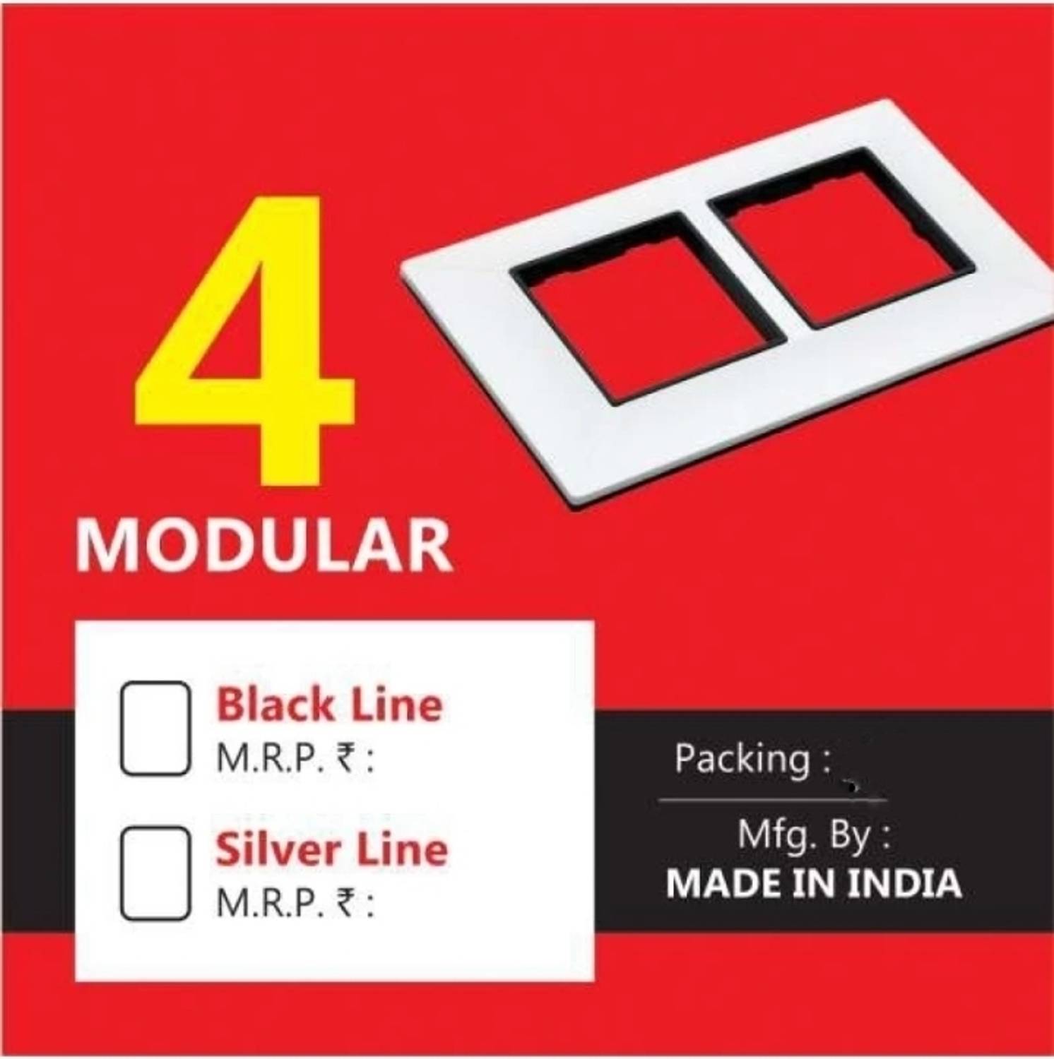 BRYTEX 4M Wall Plate