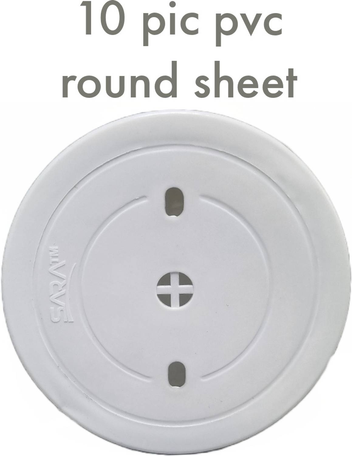 Amp exchange blank round sheet electrical (10 round sheet) Wall Plate
