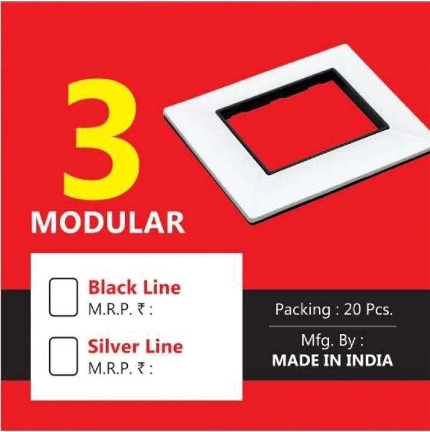 BRYTEX 3 modular wall plate Wall Plate