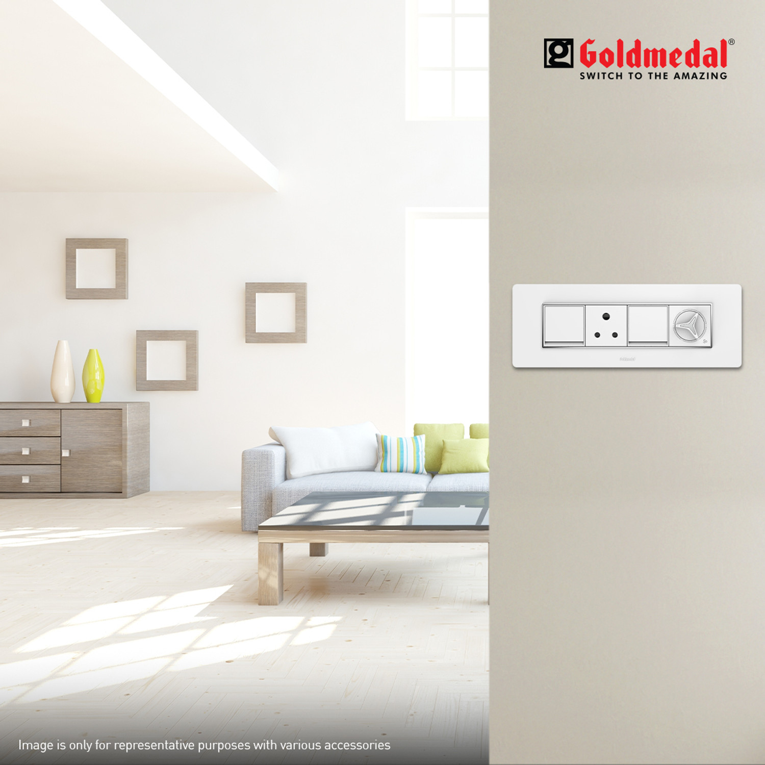 Image of Goldmedal Air A7 12M (H&V) Premium Plate With Partition Wall Plate
