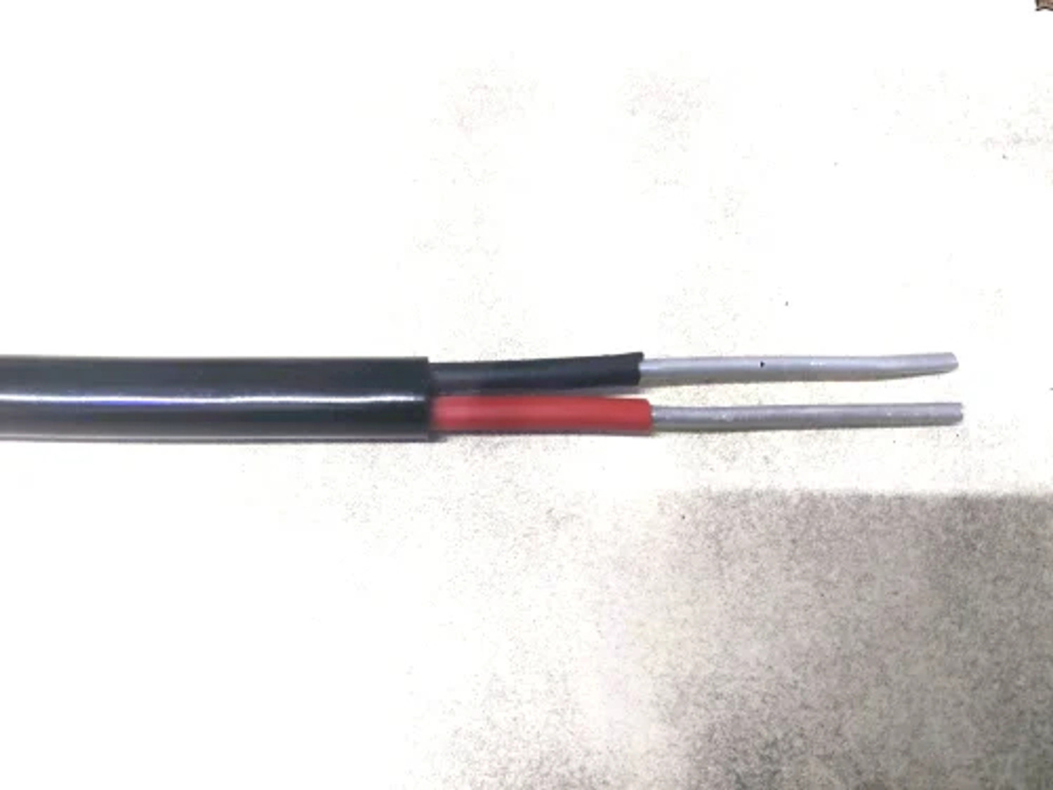 Image of GrahLogy 6mm Flat Aluminium Wire 7Mtr Heavy Duty Cable for Electric Fitting, PVC Coated 6 sq /mm Black 7 m Wire