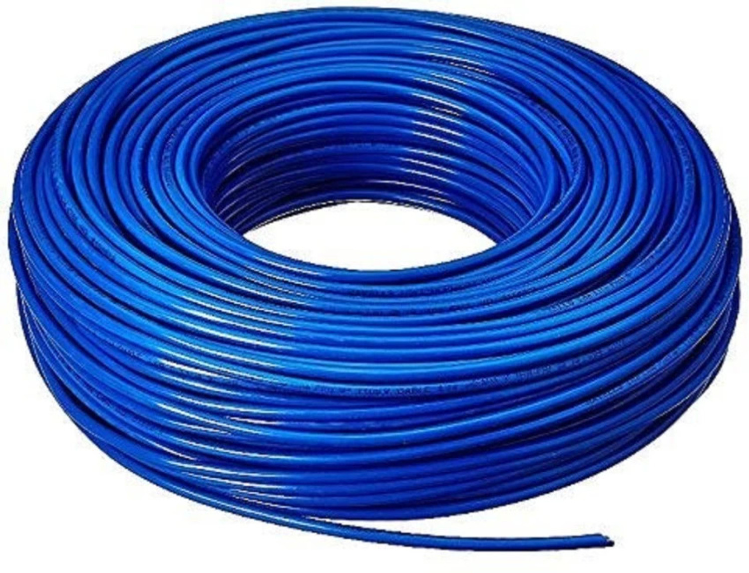 Image of GrahLogy 2.5mm copper wire Unheated, PVC Insulated, Single Core Flexible, FIA Approved 2.5 sq /mm Blue 90 m Wire