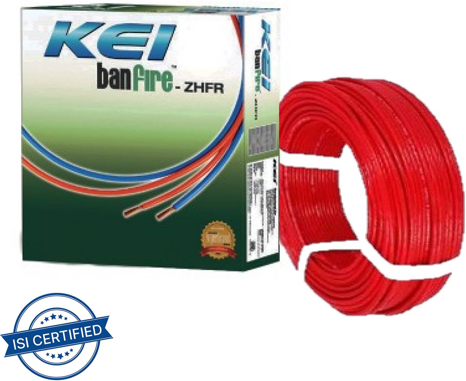 KEI CABLES ZH-FR PVC 1.5 sq/mm Red 90 m Wire Price in India - Buy
