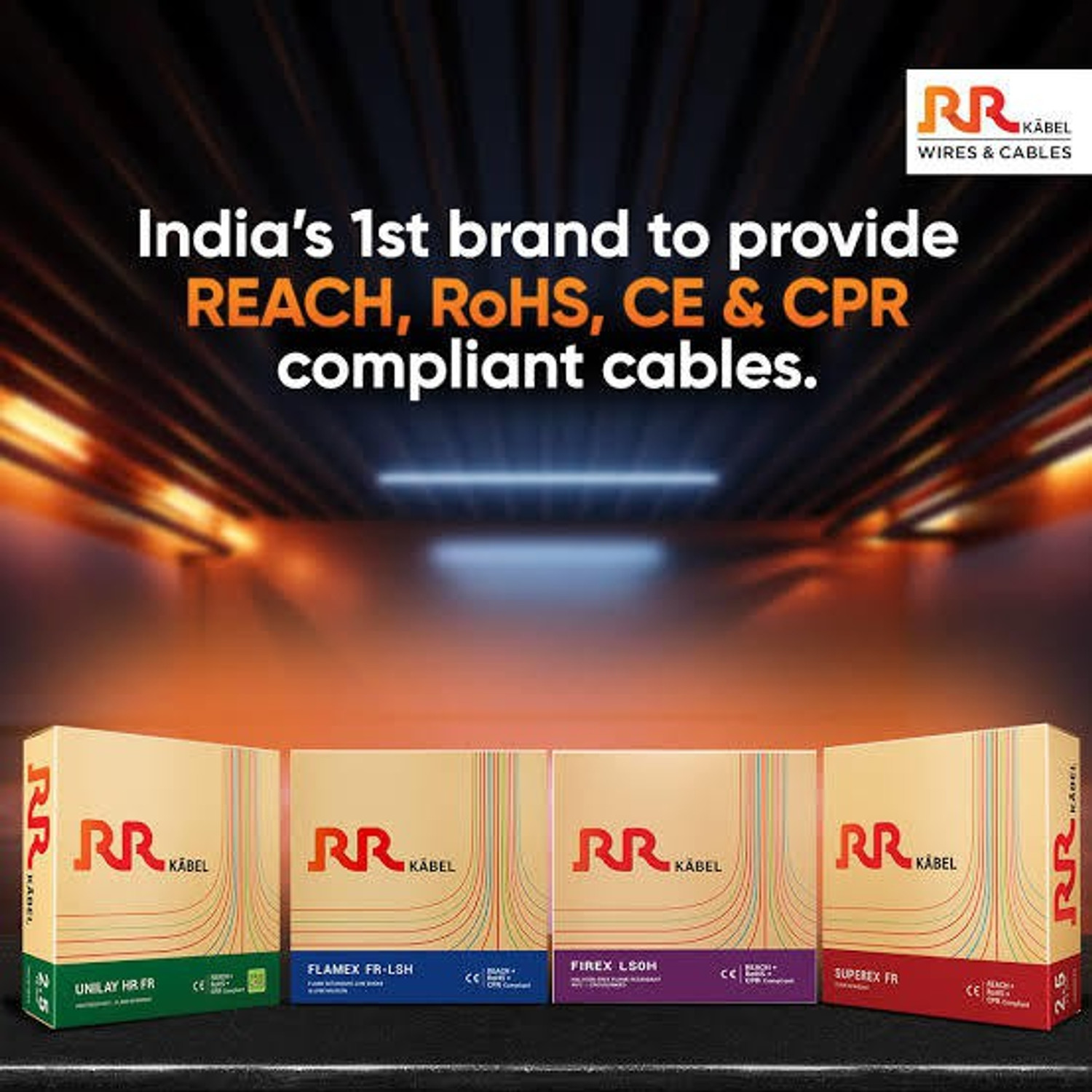 Image of RR KABEL FR PVC 1 sq /mm Red 90 m Wire