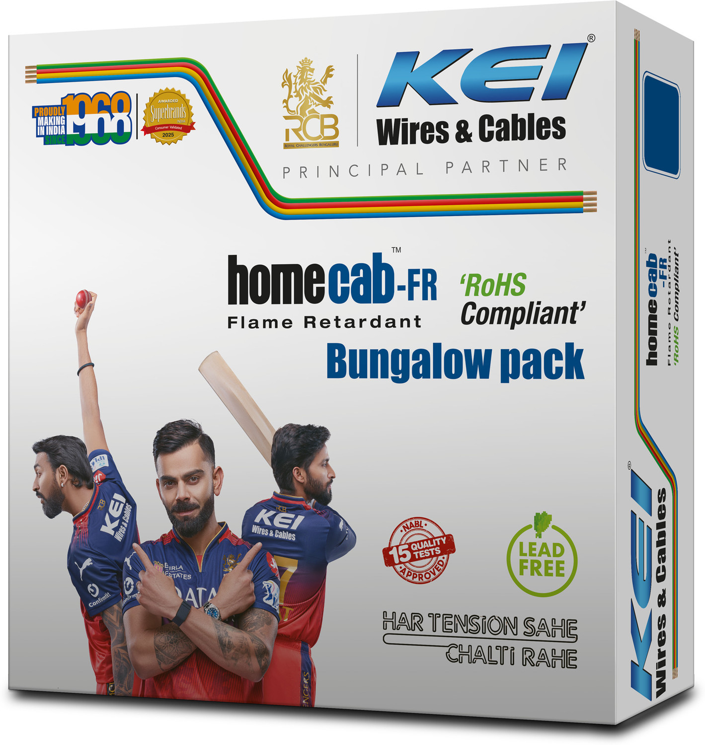 Image of KEI homecab, 99.97% Pure Copper Conductor FR PVC Insulated 0.75 sq /mm Blue 180 m Wire