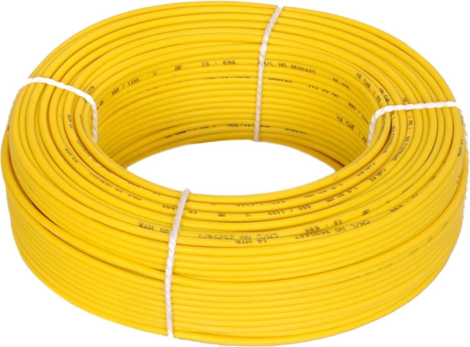 AALOCC FR PVC 1 sq/mm Yellow 20 m Wire