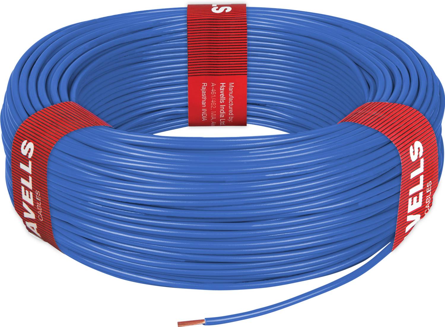 HAVELLS HRFR PVC 1 sq/mm Blue 90 m Wire - Image 5