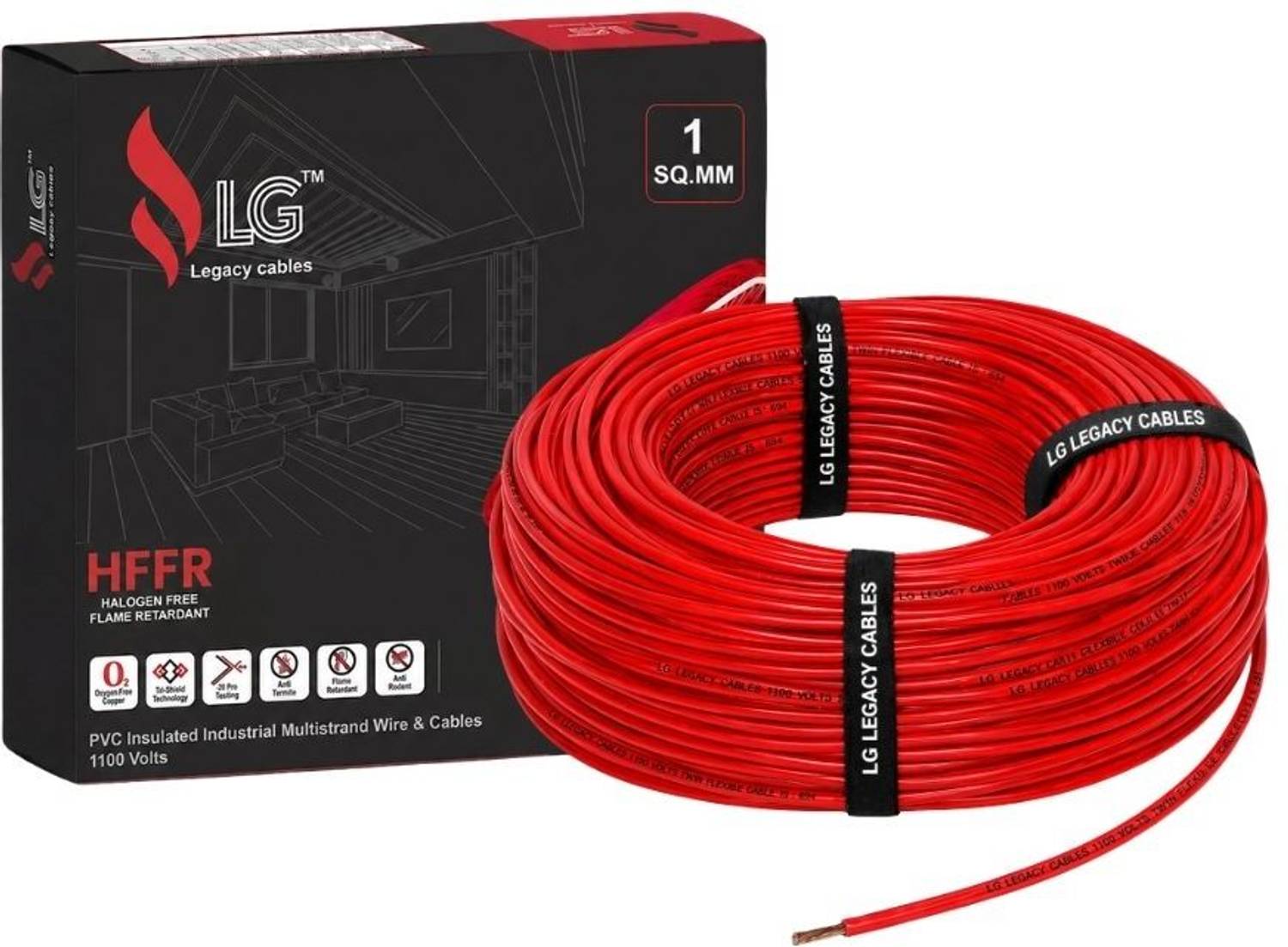 Legacy 1 Sqmm 90m Copper Wire - Image 4