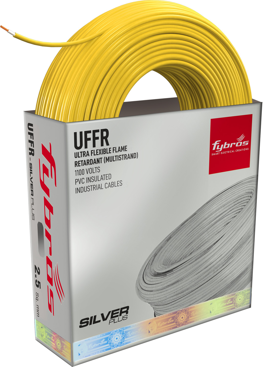 Image of Fybros UFFR 2.5 sq /mm Yellow 90 m Wire