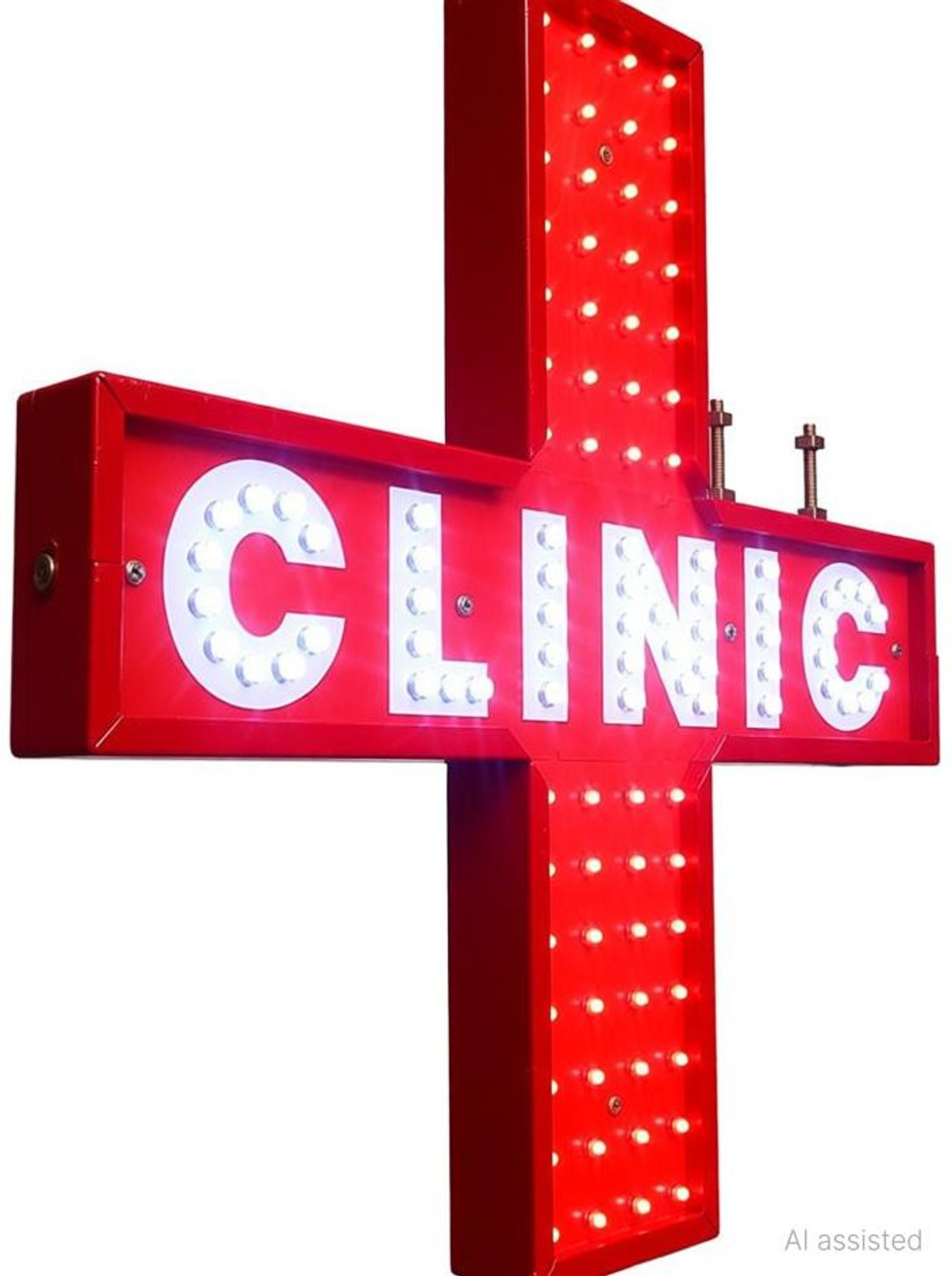 Image of Jagannath arts PIXEL LED SIGN BOARD FOR CLINIC FLASHING-18 X 18STORELED LED Display