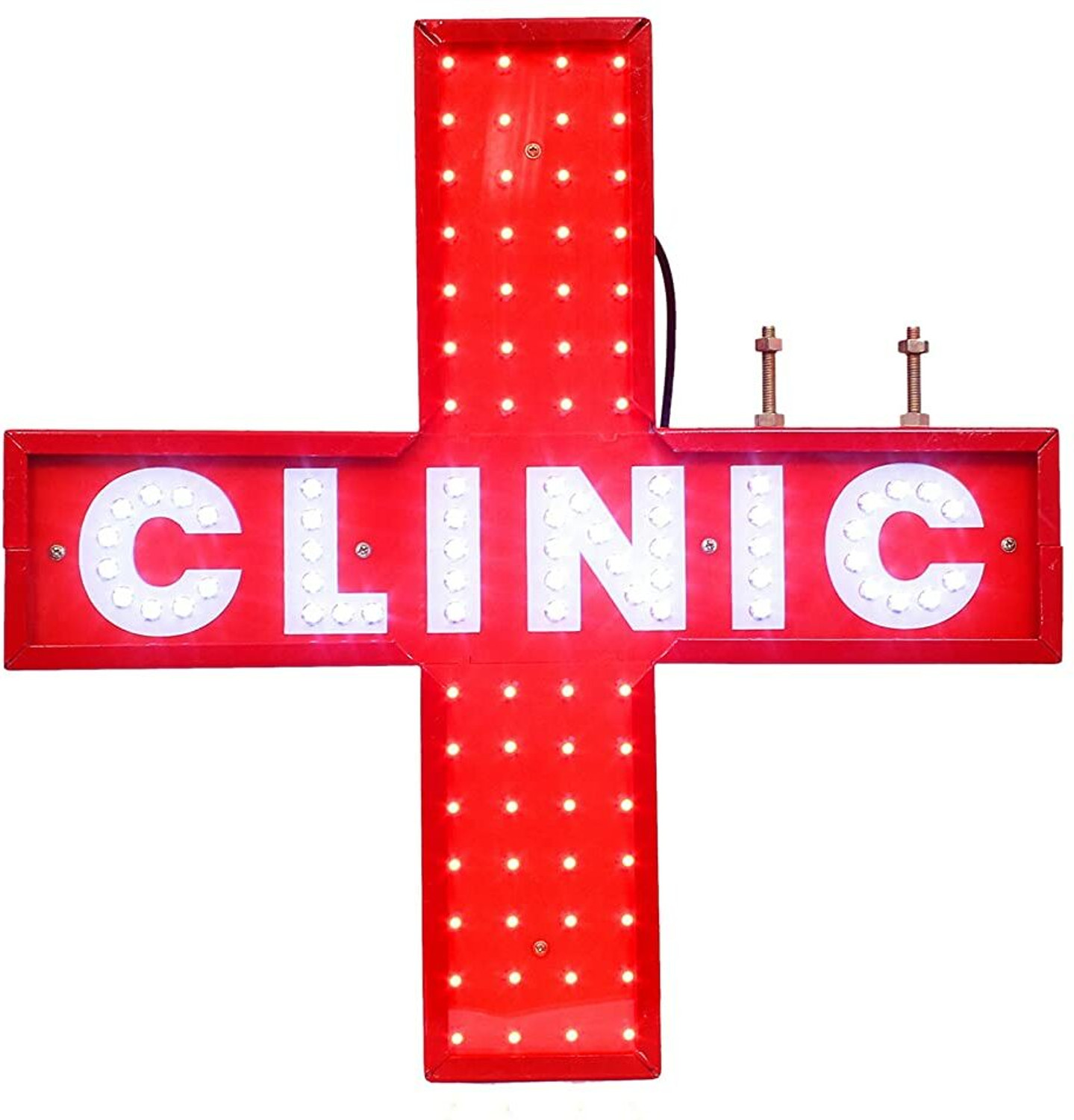 Image of Jagannath arts PIXEL LED SIGN BOARD FOR CLINIC FLASHING-18 X 18STORELED LED Display