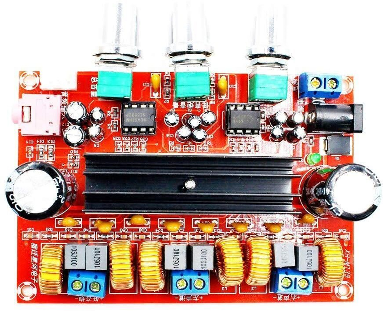 Image of CocksComb TPA3116D2 Class D 2.1 Amplifier Assembly 12-24V High Power Audio Unit Sound Recorder and Sound Circuit Electronic Hobby Kit