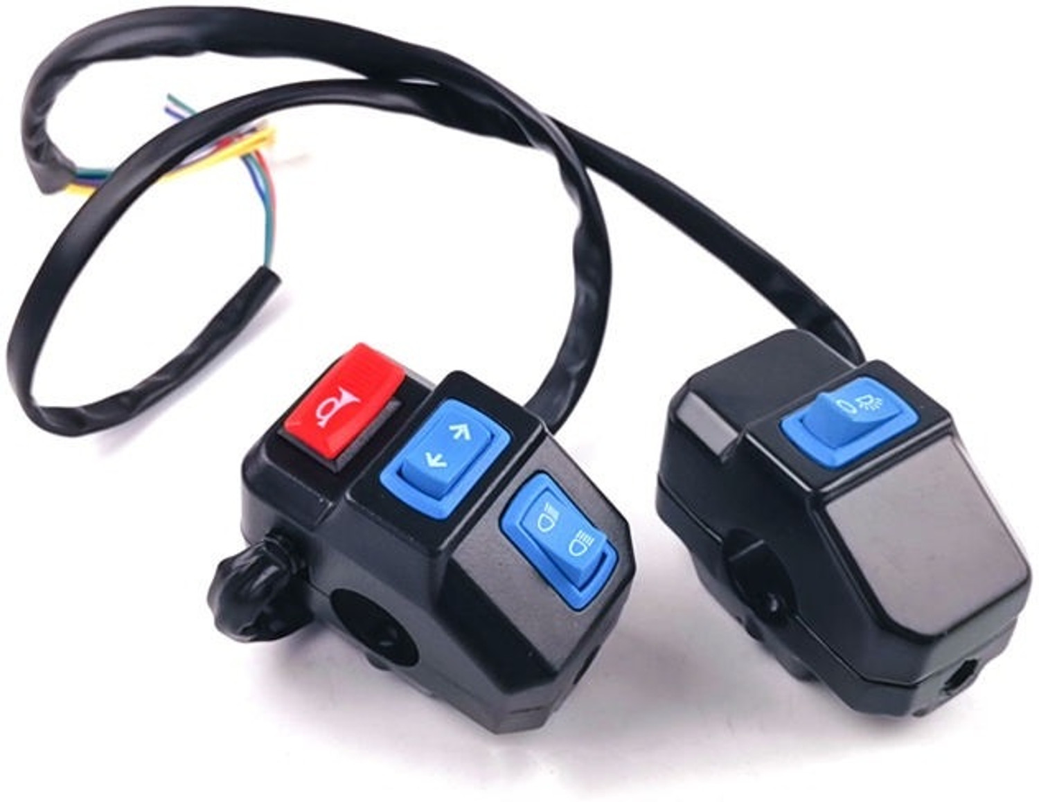 Image of sna Switch Assembly Horn Headlight Turn Signal Buttons Electric Bike Handle Controls Automotive Electronic Hobby Kit