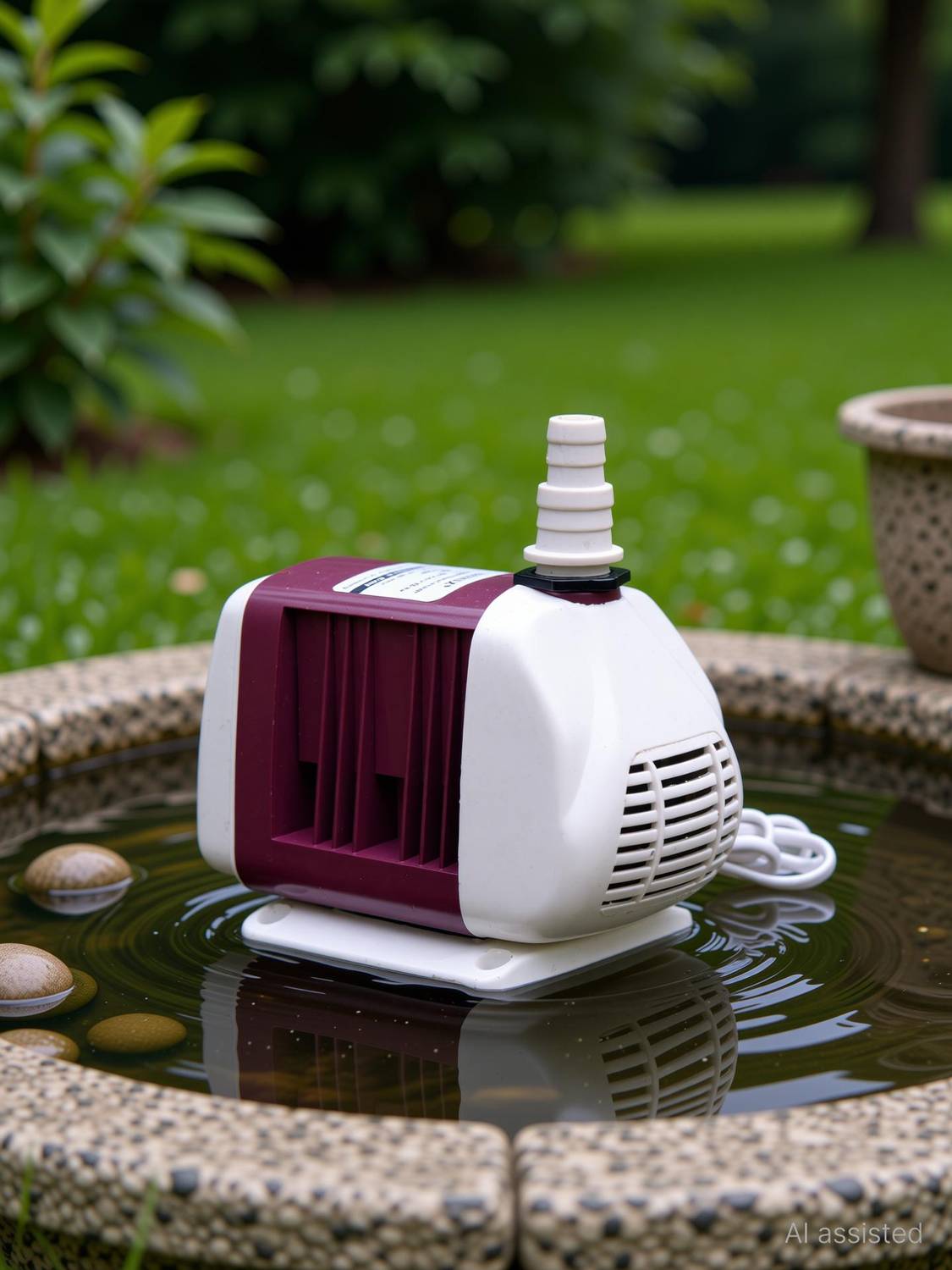 Zaibtronix 8 Feet Lifting multipurpose Aquarium, Garden, Fountain, heavy 24H working pump Submersible Water Pump