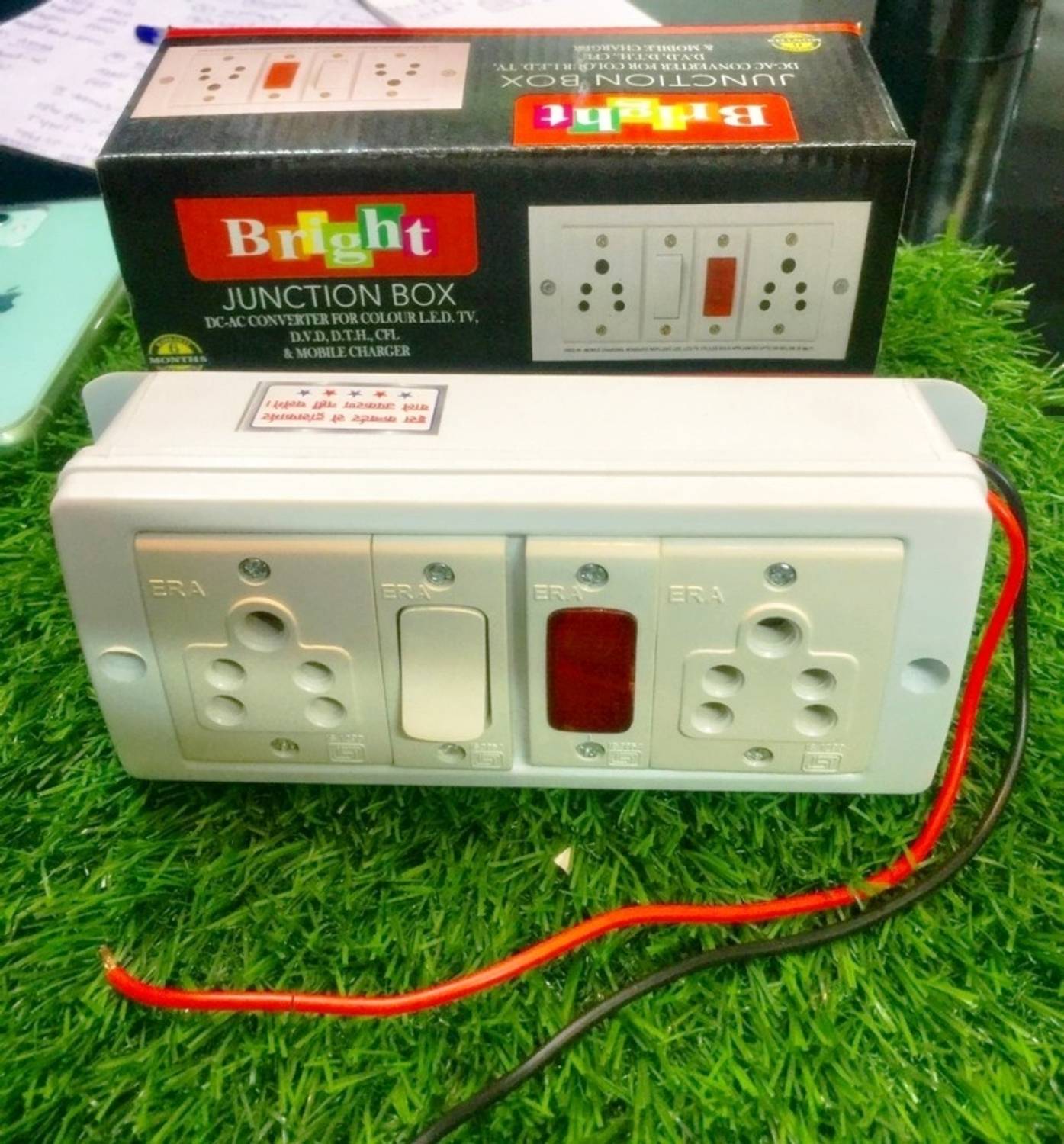 BALRAMA 12-24 Volt DC to 220 Volt AC 12v DC to AC Converter 24v DC to AC Convertor Solar Camera Battery Charger