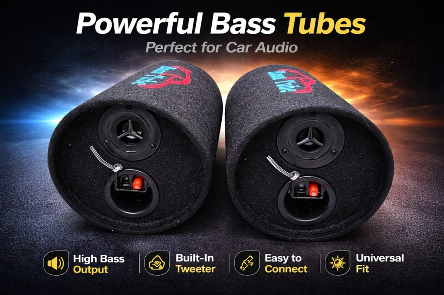 Image of SG Flash HIGH QUALITY AUDIO BT5 5 Inch Bass Tube Subwoofer (Passive , RMS Power: 50 W) Electronic Components Electronic Hobby Kit
