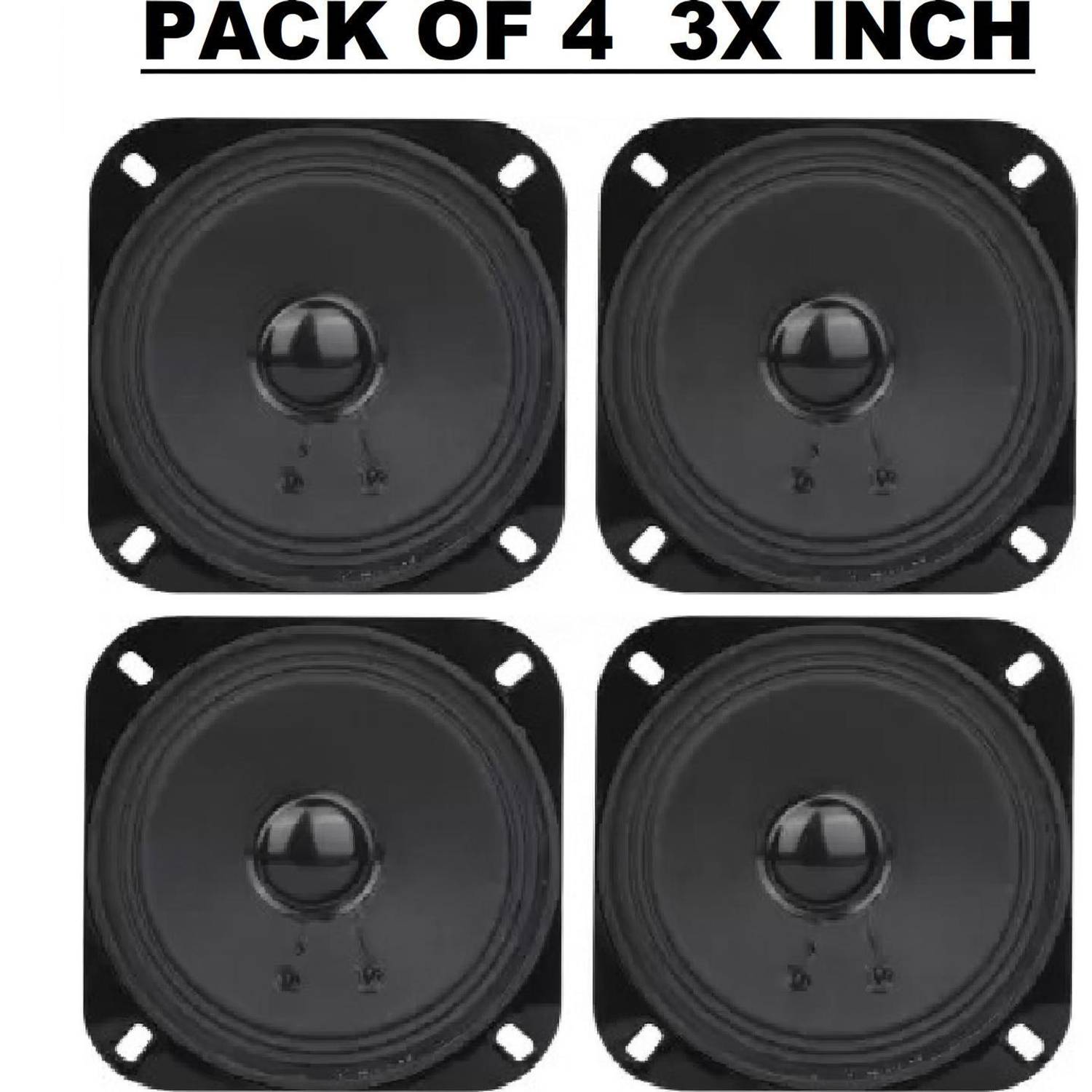 3REE pack of 4 10 Watt Speaker car speaker Home Audio Speaker Electronic Components Electronic Hobby Kit