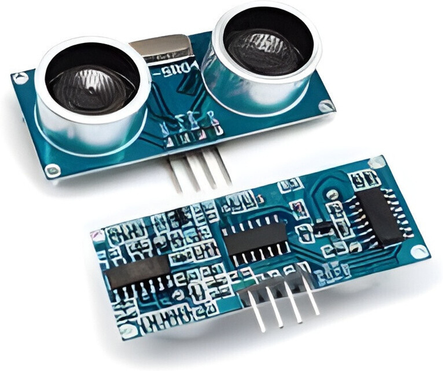Image of R&D Kit HC-SR04 Ultrasonic Sensor Module for All Type of Devlopment Board Pack of 1 Electronic Components Electronic Hobby Kit