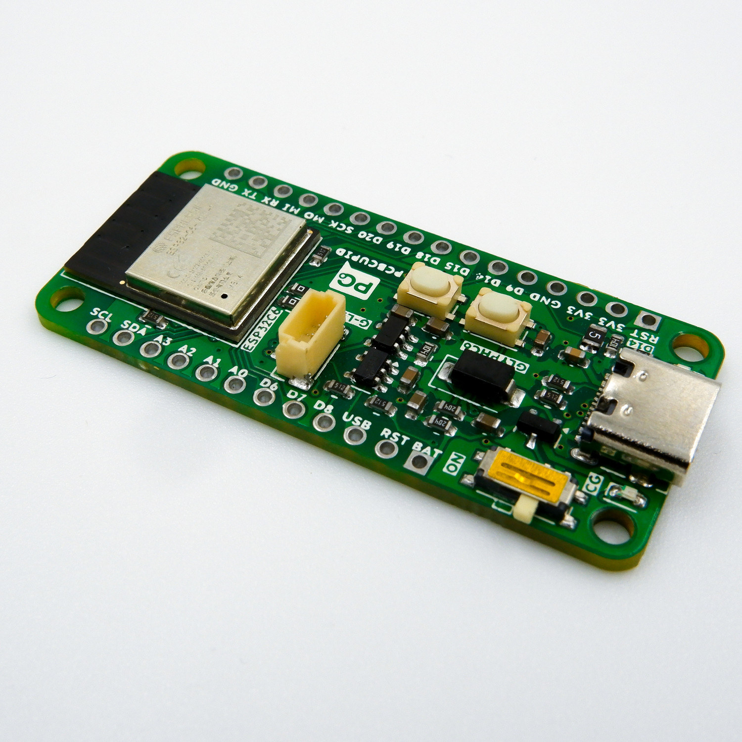 Image of PCBCUPID Glyph C6 | ESP32C6 With integrated 3.7v BMS Electronic Components Electronic Hobby Kit