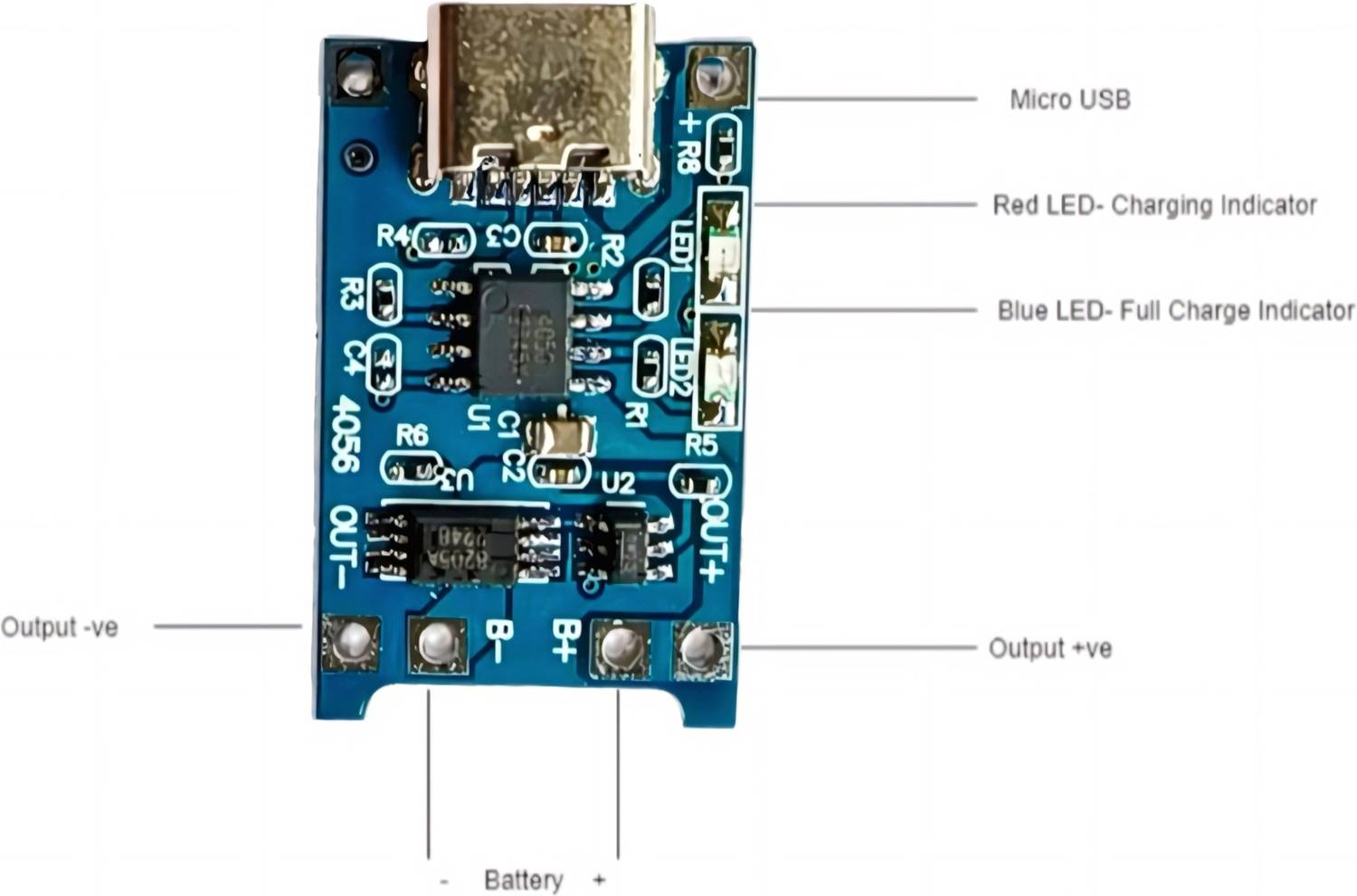 RMI 2pcs 3.7V 2000mAh Lithium Ion Rechargeable Battery - Image 2