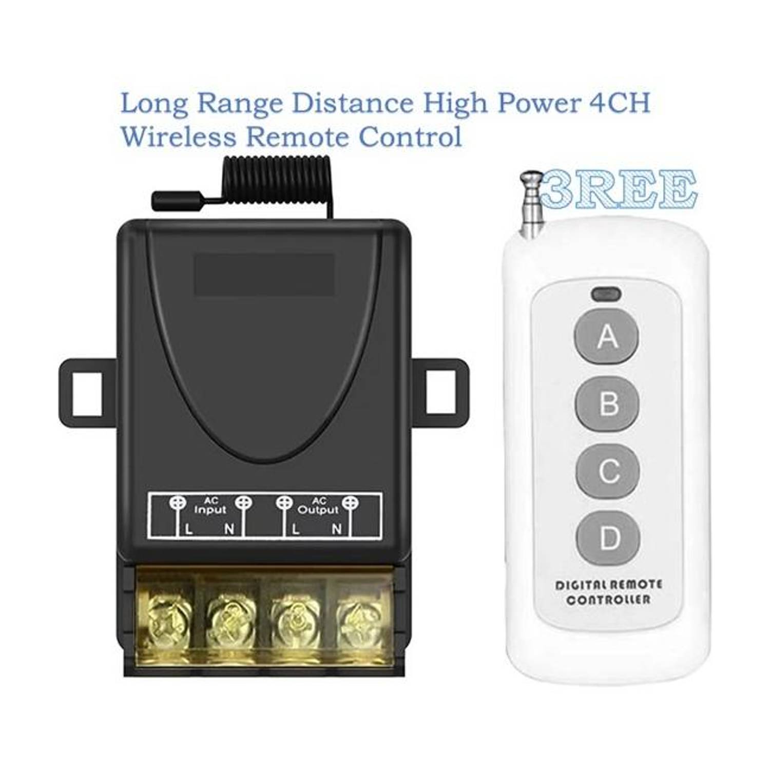 3REE PREMIUM Long Range Distance High Power 4CH Wireless Electronic Components Electronic Hobby Kit